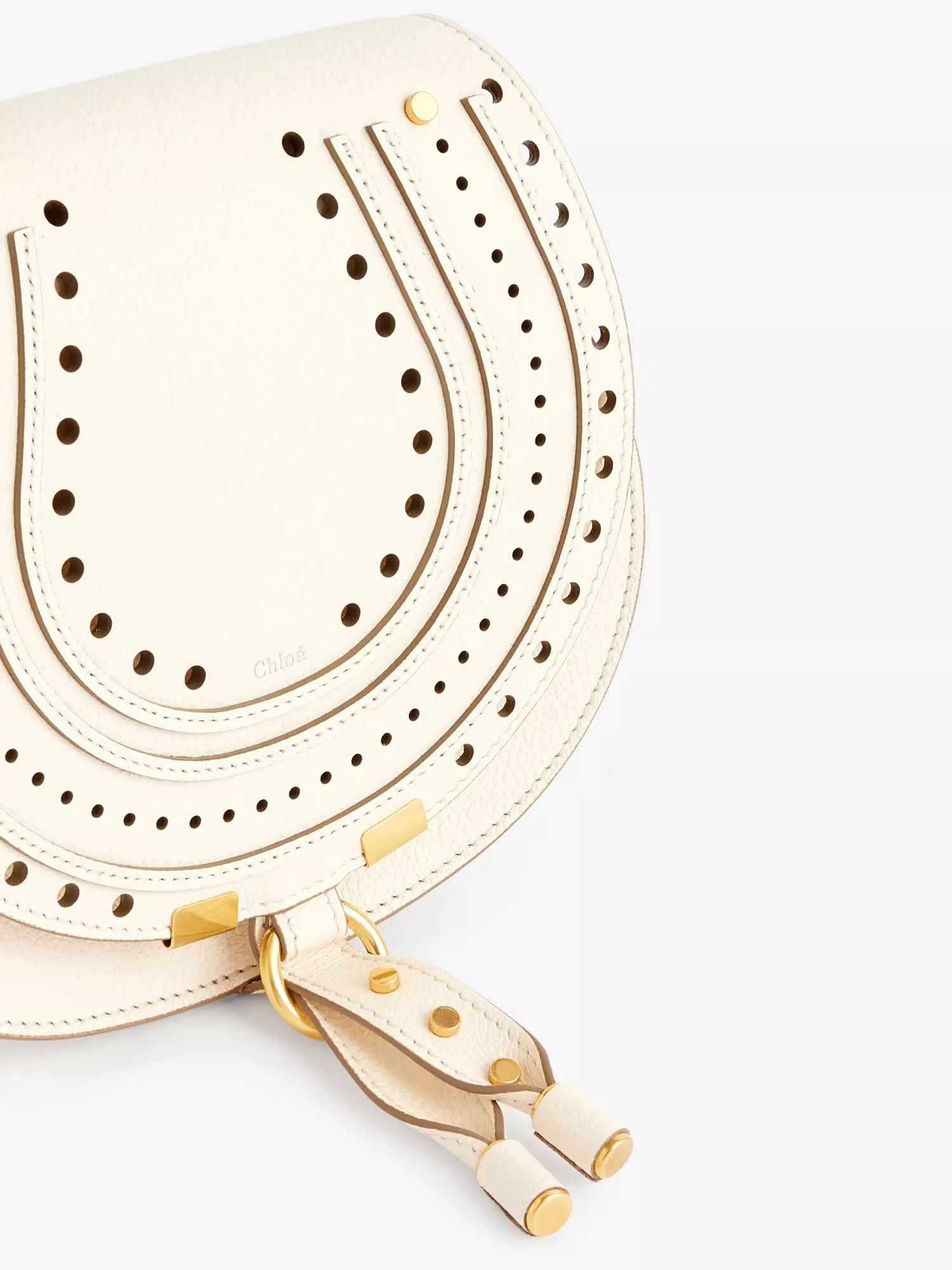 Chloe oc11z0525 Size: OS / Marcie Small Saddle Bag in Ivory Size ONE SIZE - 2 Thumbnail