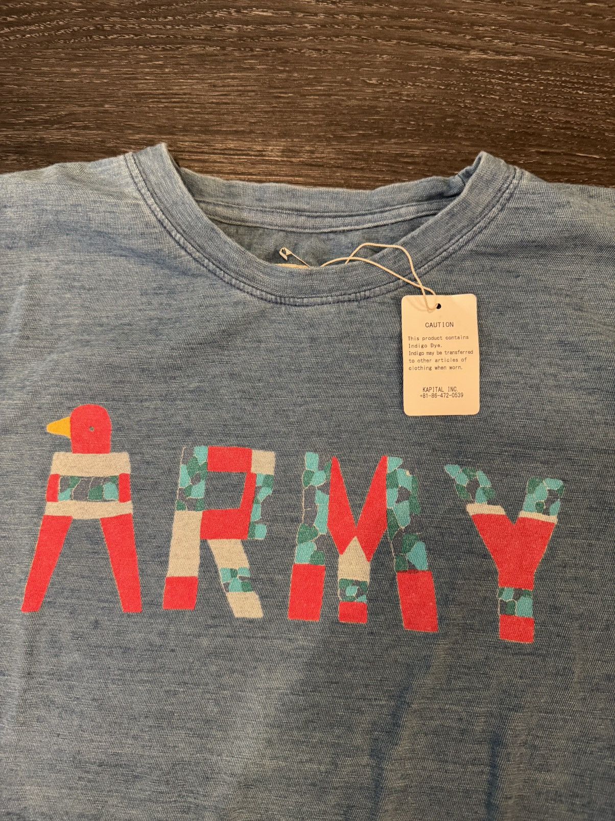 Kapital Kapital Army Tee - Size M (2) - Brand New Size US M / EU 48-50 / 2 - 2 Thumbnail