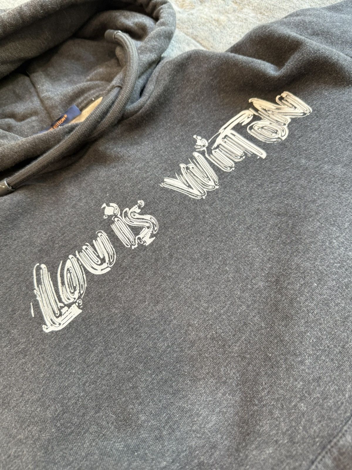 Louis Vuitton Louis Vuitton x Virgil Abloh Graphic Hoodie Size US M / EU 48-50 / 2 - 2 Thumbnail