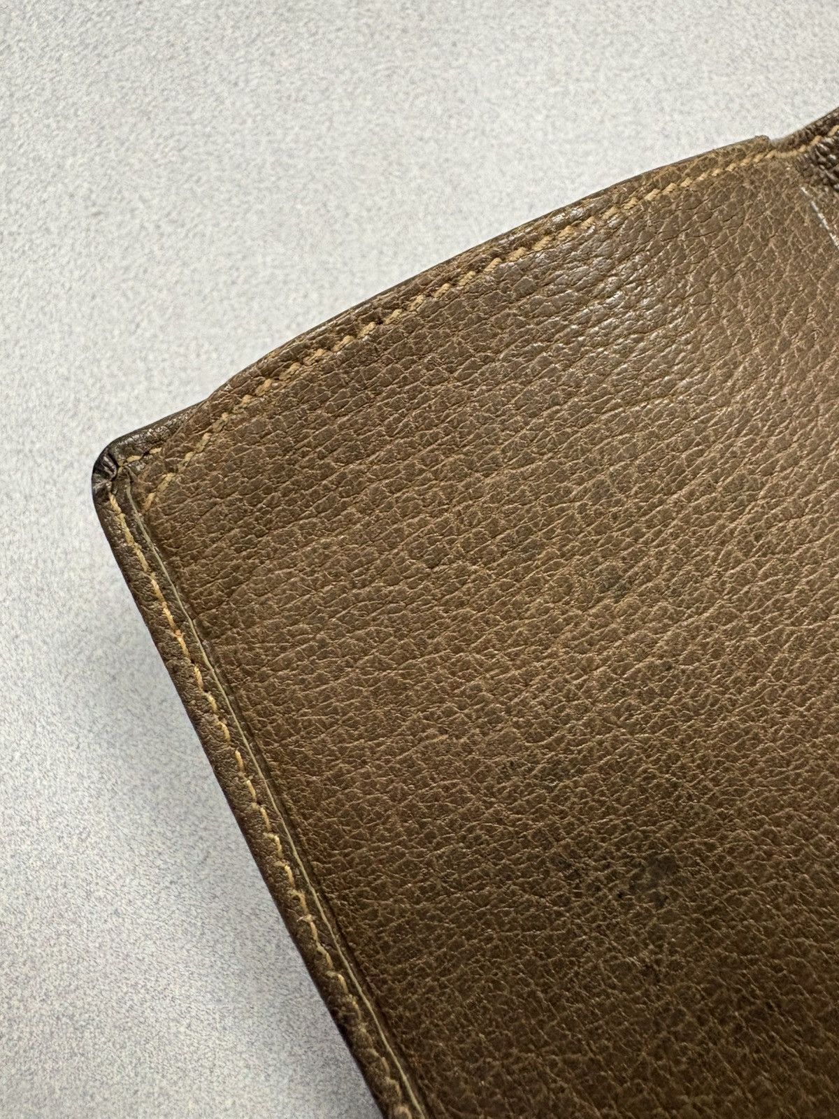 Gucci Vintage 90s Gucci GG Monogram Canvas Wallet Metal Logo Size ONE SIZE - 10 Thumbnail