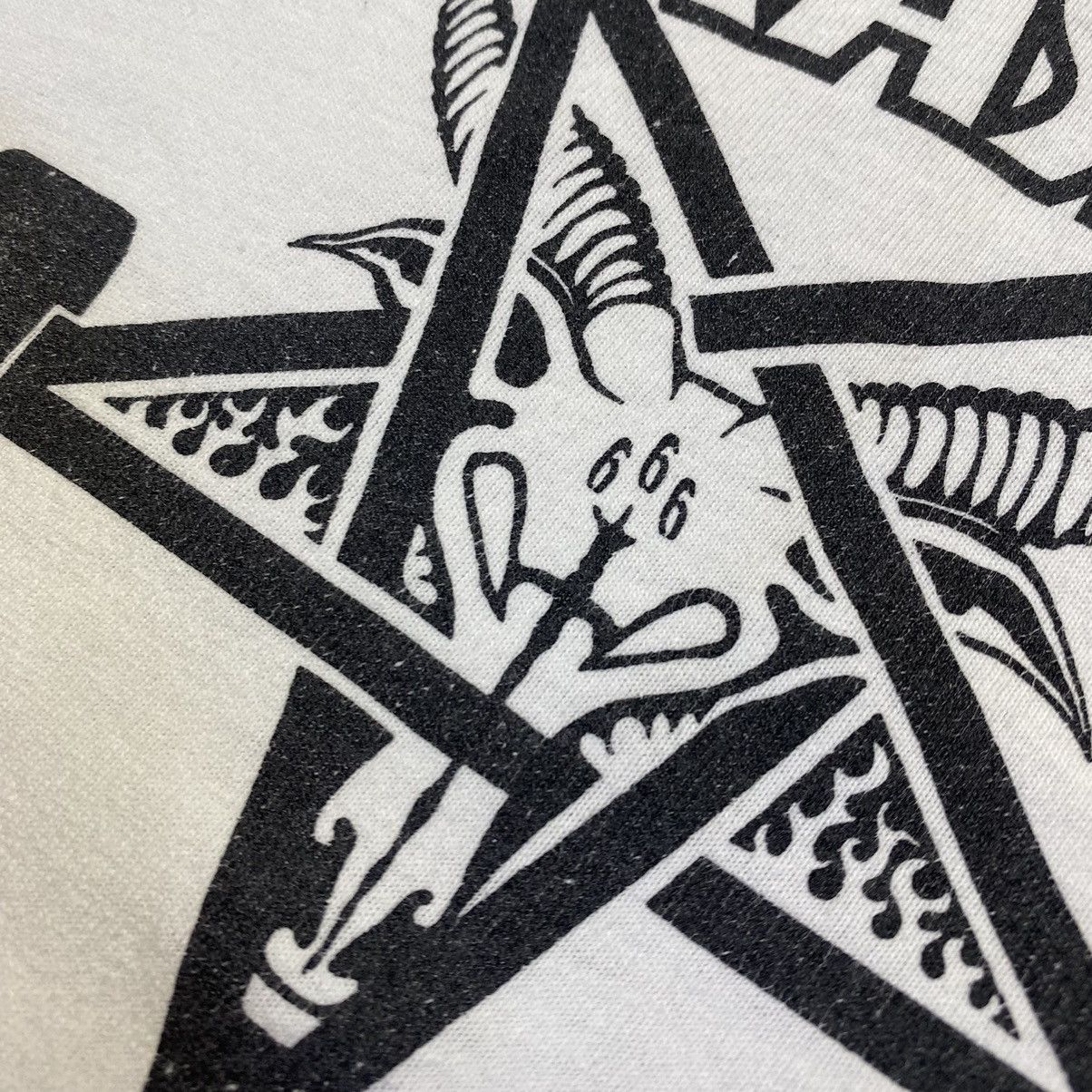 Thrasher Vintage Thrasher Santana 666 logo sk8 y2k tee Size US XL / EU 56 / 4 - 7 Thumbnail