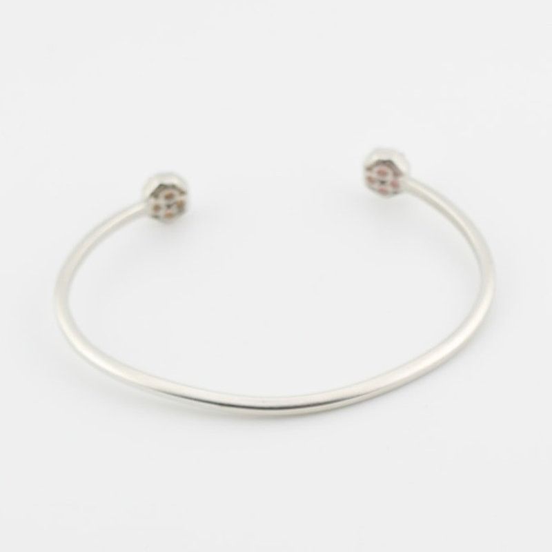 Kendra Scott Kendra Scott Rainbow Stone Open Cuff Bracelet Silver Tone Size ONE SIZE - 7 Thumbnail