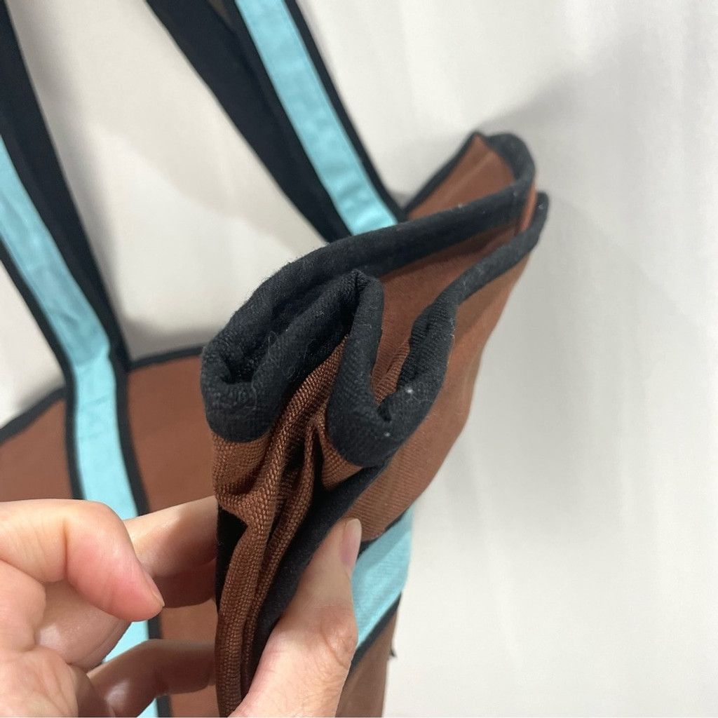 Other NEW Hatley Environmental Tote Bag -Brown/Blue Cotton Canvas Size ONE SIZE - 5 Thumbnail