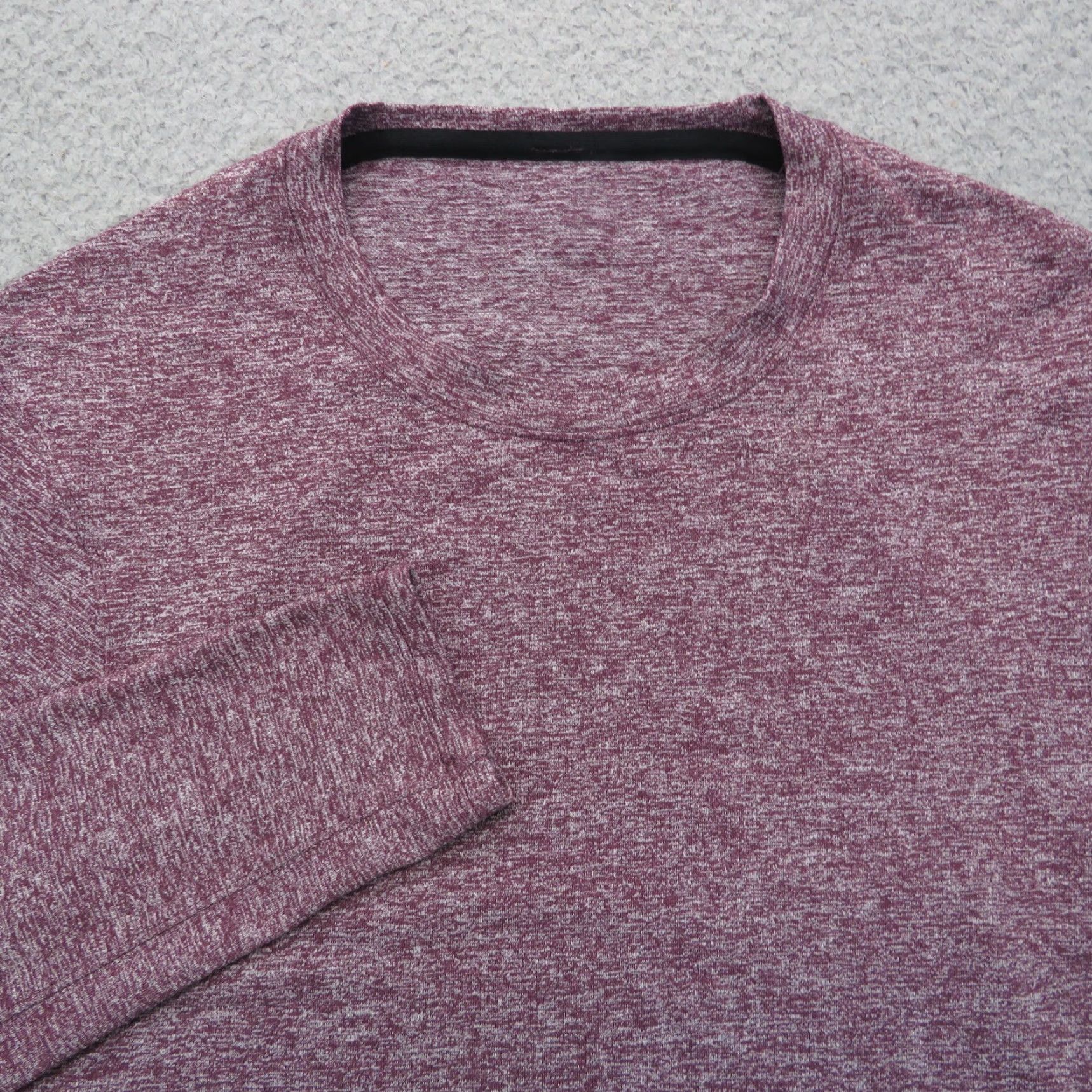 Lululemon Lululemon Mens Shirt Drysense Purple Heather Long Sleeve Gym Workout Run Size US S / EU 44-46 / 1 - 4 Thumbnail