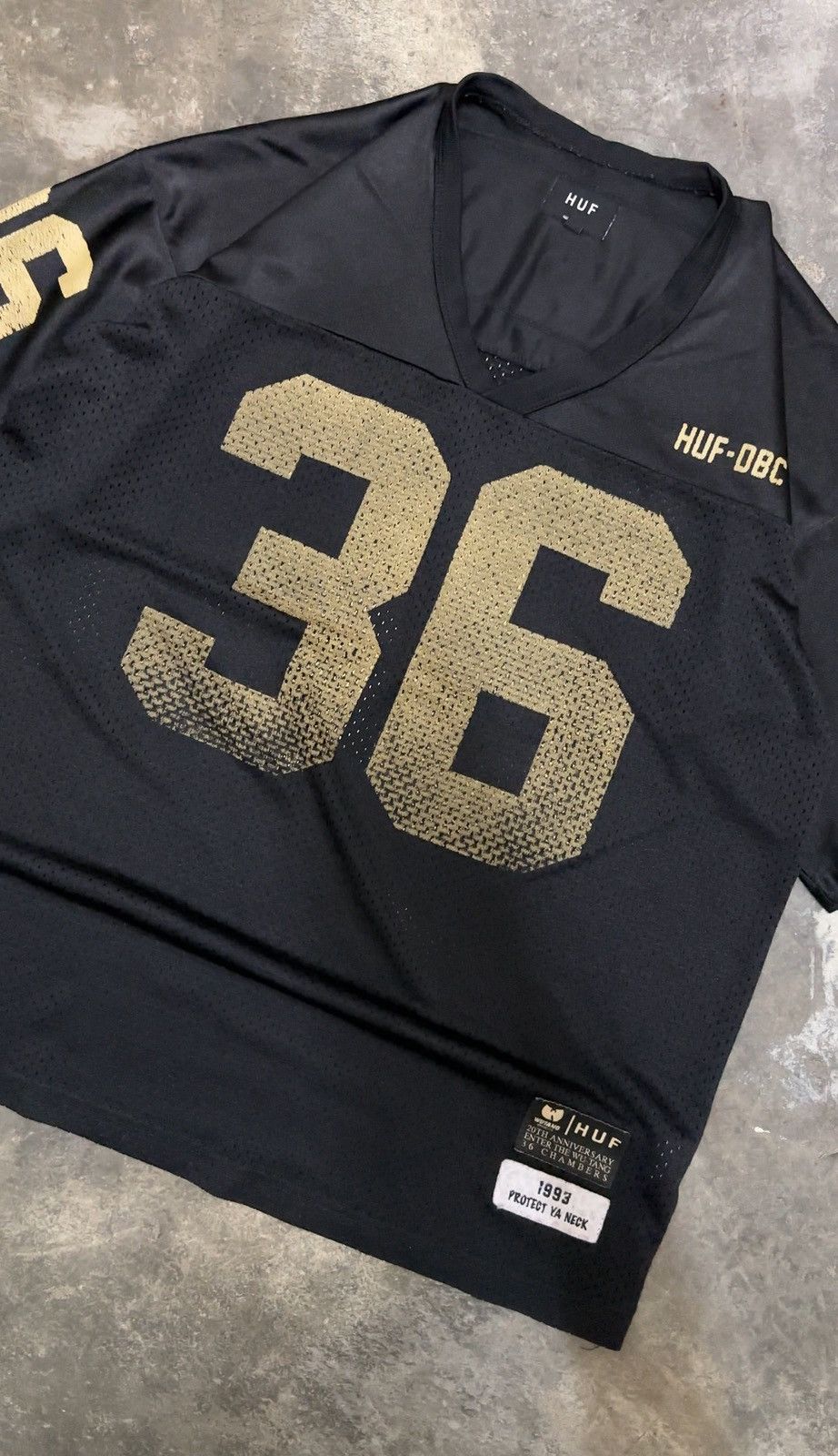 Huf × Wu-Tang Clan HUF x WU TANG CLAN MESH JERSEY RARE LIMITED EDITION Size US L / EU 52-54 / 3 - 3 Thumbnail