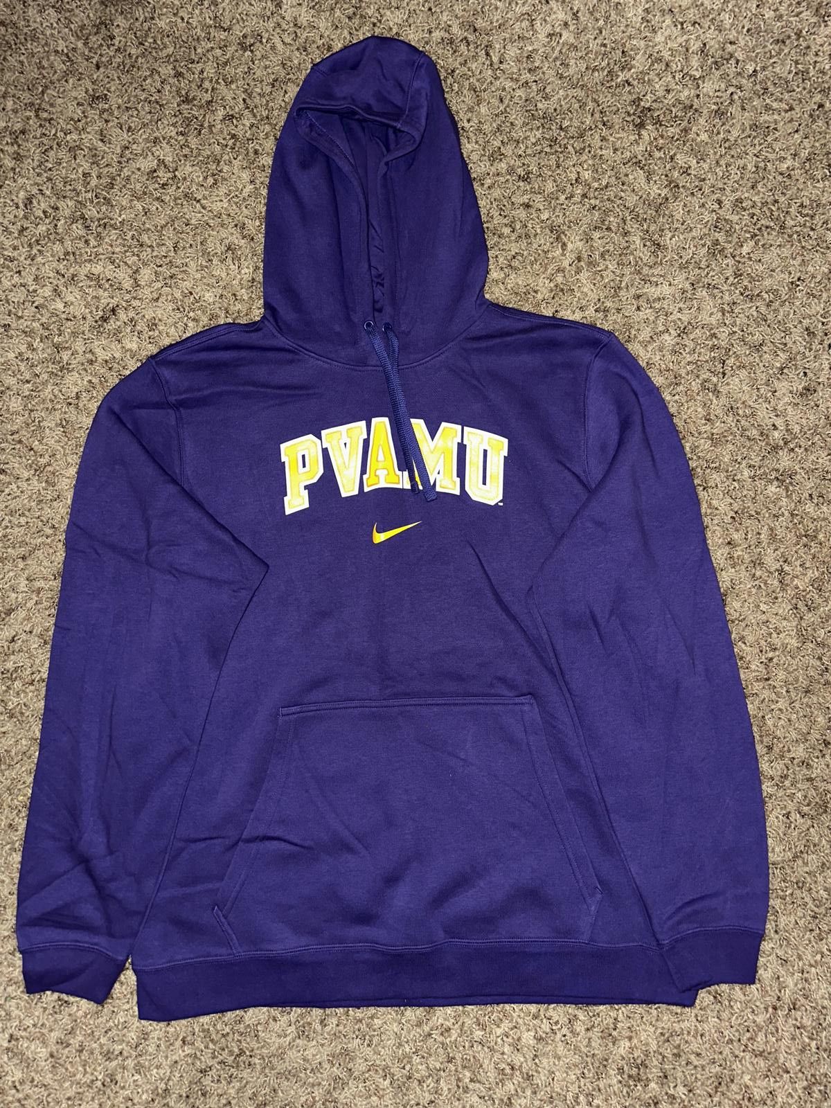 Nike Nike Men’s Prairie View AandM Fleece Arched PVAMU Purple Hoodie Size US XL / EU 56 / 4 - 1 Thumbnail