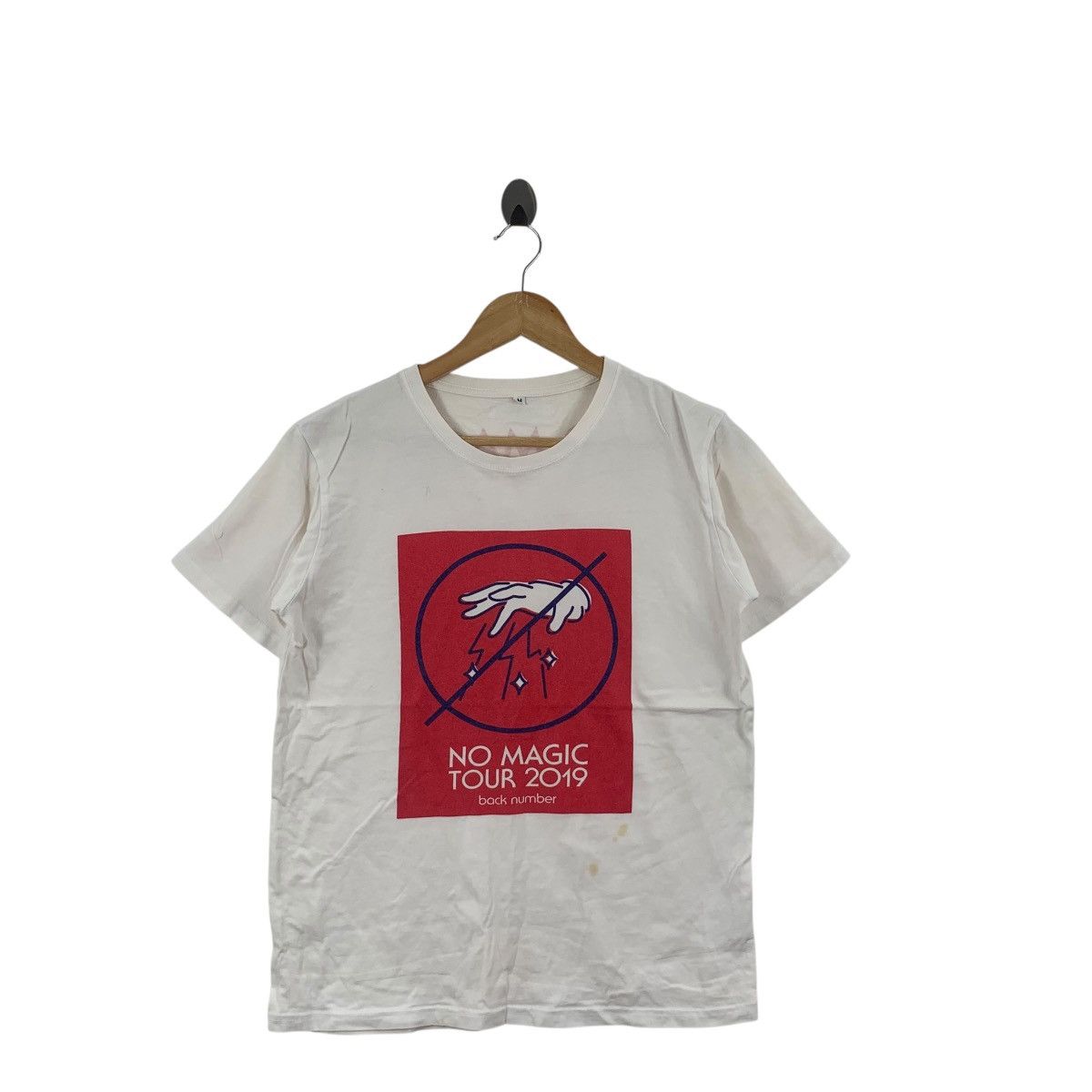 Band Tees NO MAGIC TOUR 2019 Back Number Official Merchandise Tee Size US M / EU 48-50 / 2 - 4 Thumbnail