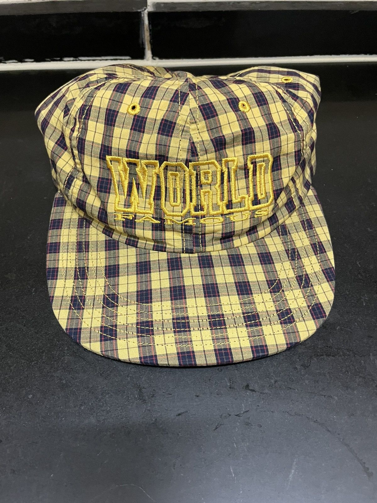 Baseball Cap Supreme Plaid Hat Supreme Plaid S Logo New Era Cap