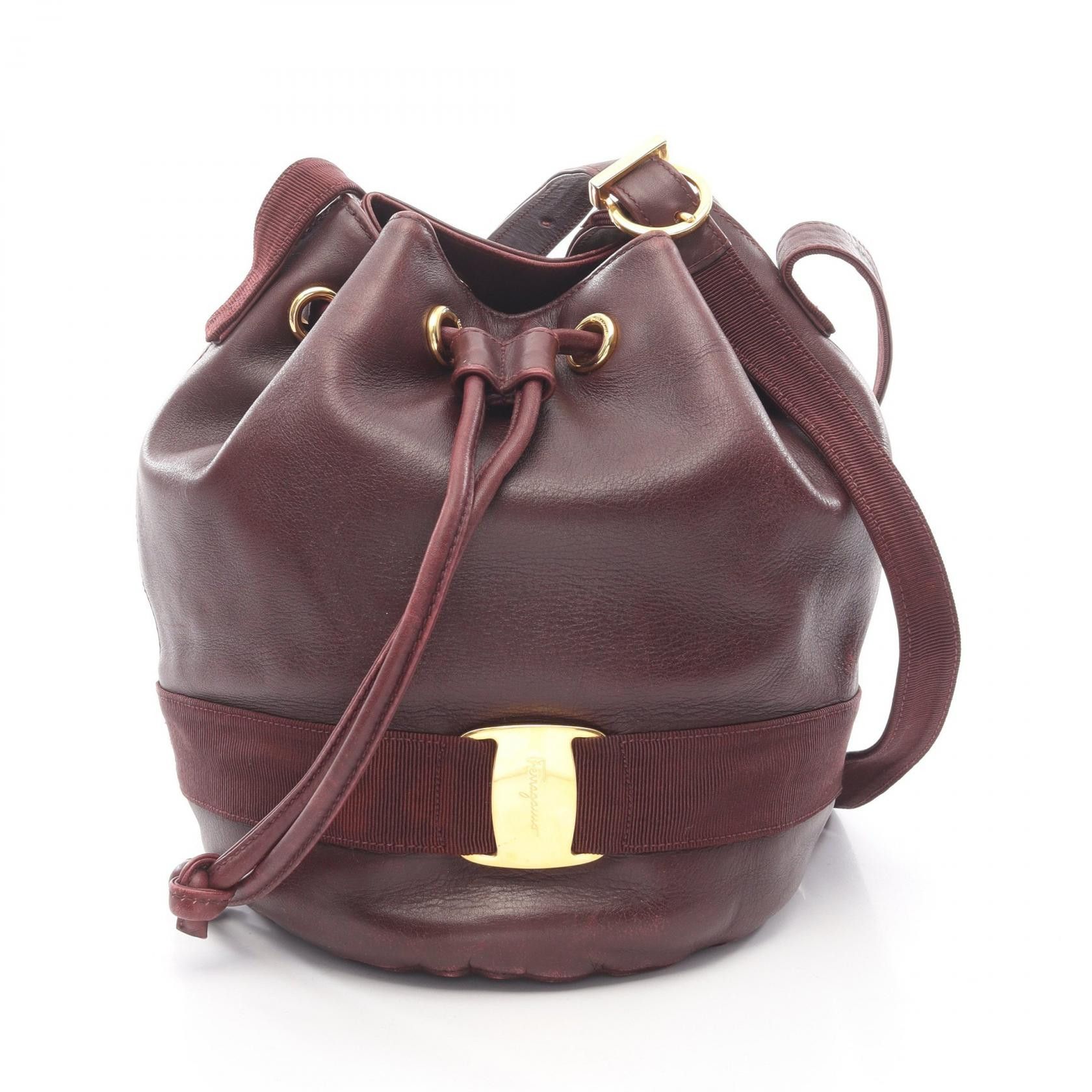 Salvatore Ferragamo Salvatore Ferragamo Salvatore Ferragamo Leather Shoulder Bag Leather Shoulder Bag DUTY FREE for USA Size ONE SIZE - 1 Thumbnail