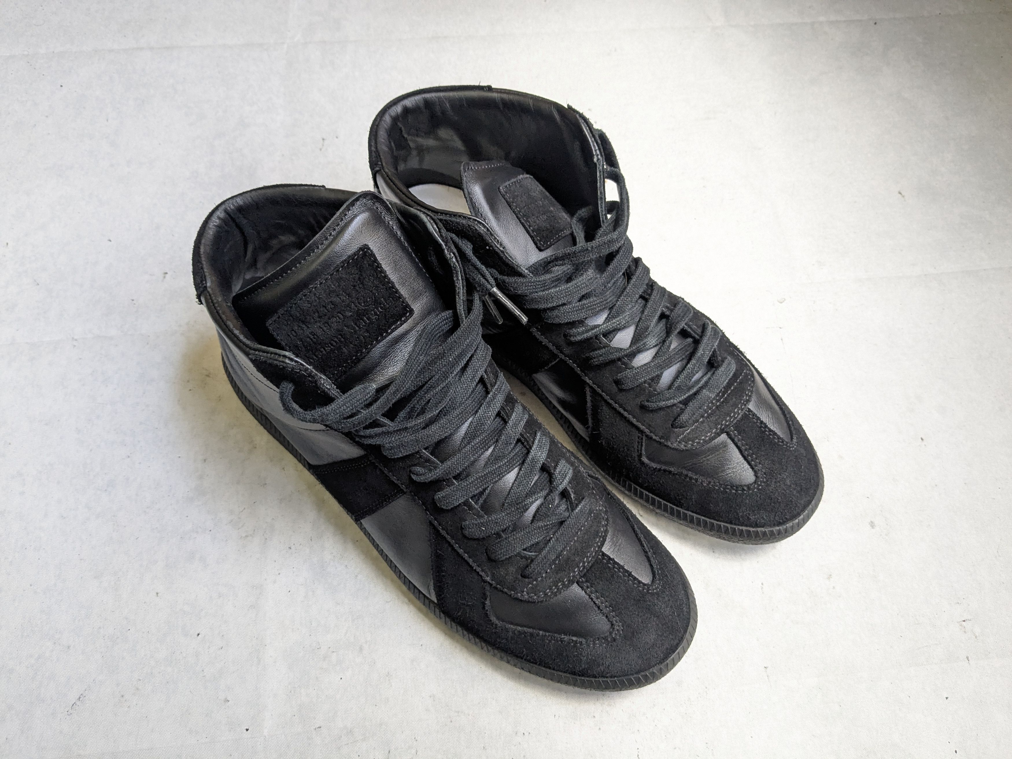 Maison Margiela Maison Margiela GAT Replica Black 10 43 High Tops Suede Size US 10 / EU 43 - 4 Thumbnail