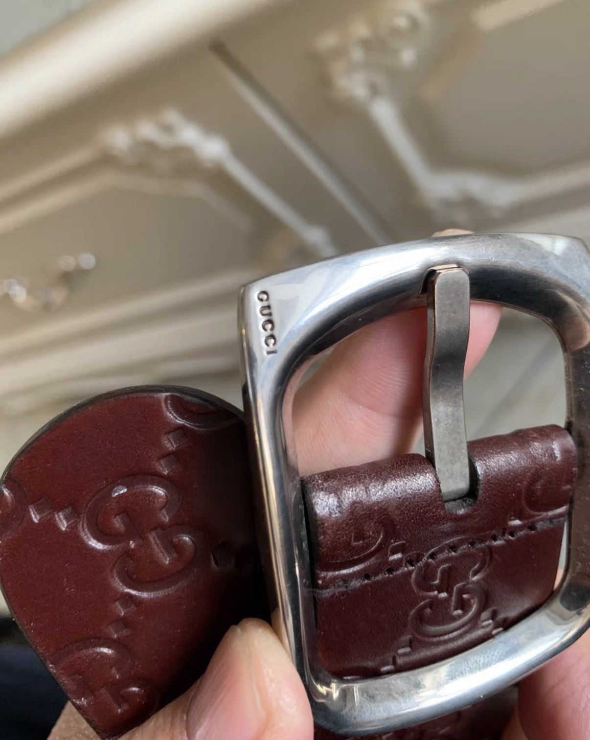 Gucci Gucci Genuine Leather Belt K16 Size ONE SIZE - 5 Thumbnail