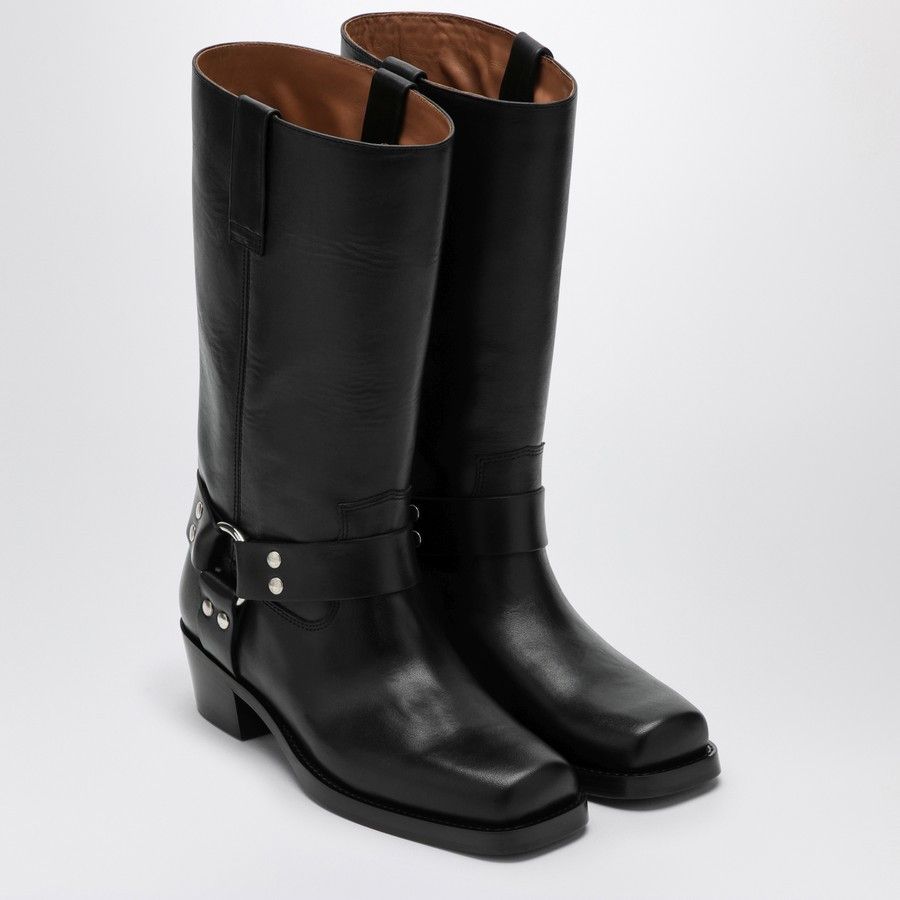 Paris Texas o1d2blof0924 Leather Boots in Black Size US 11 / IT 41 - 2 Thumbnail