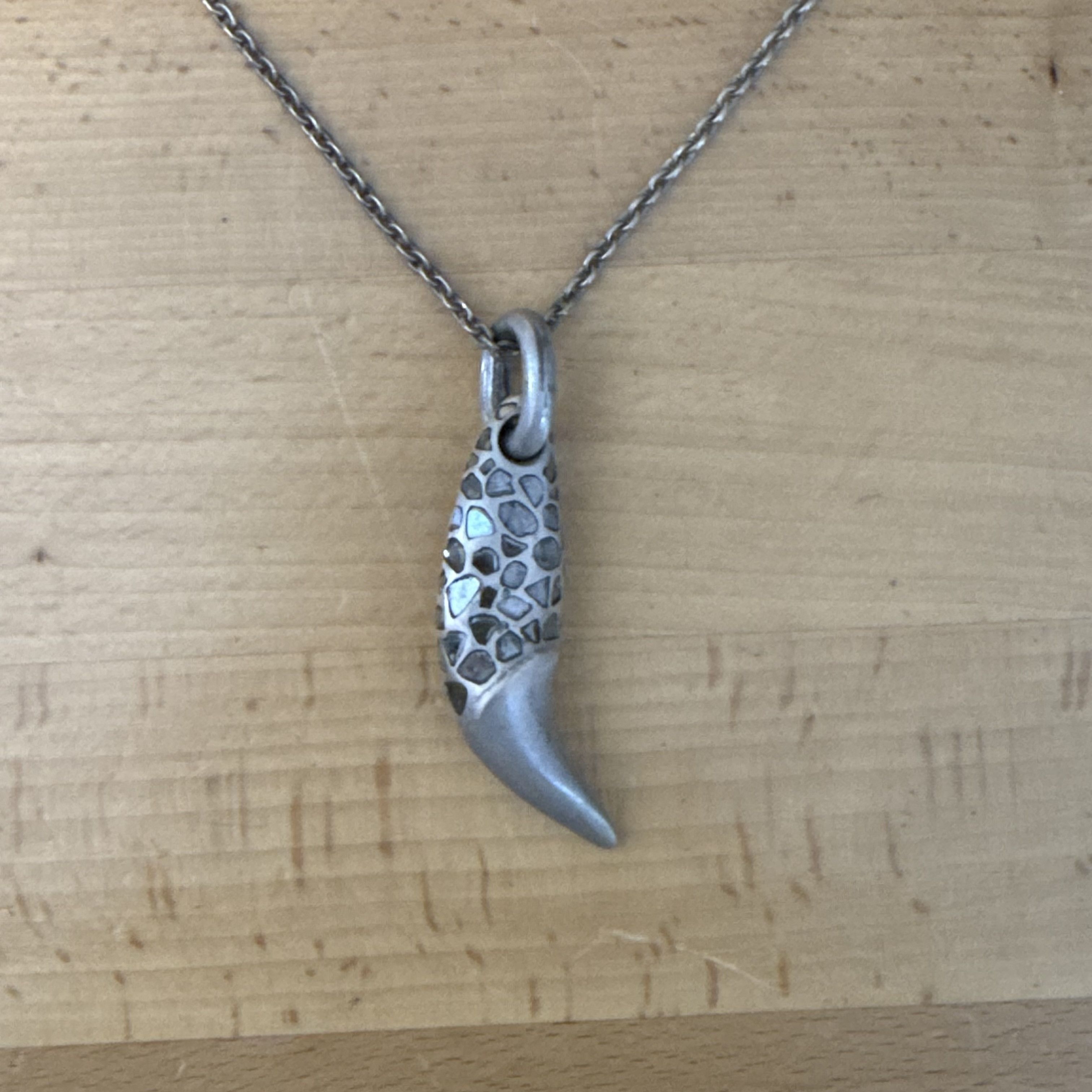 Parts Of Four Bear tooth necklace mega pave Size ONE SIZE - 3 Thumbnail