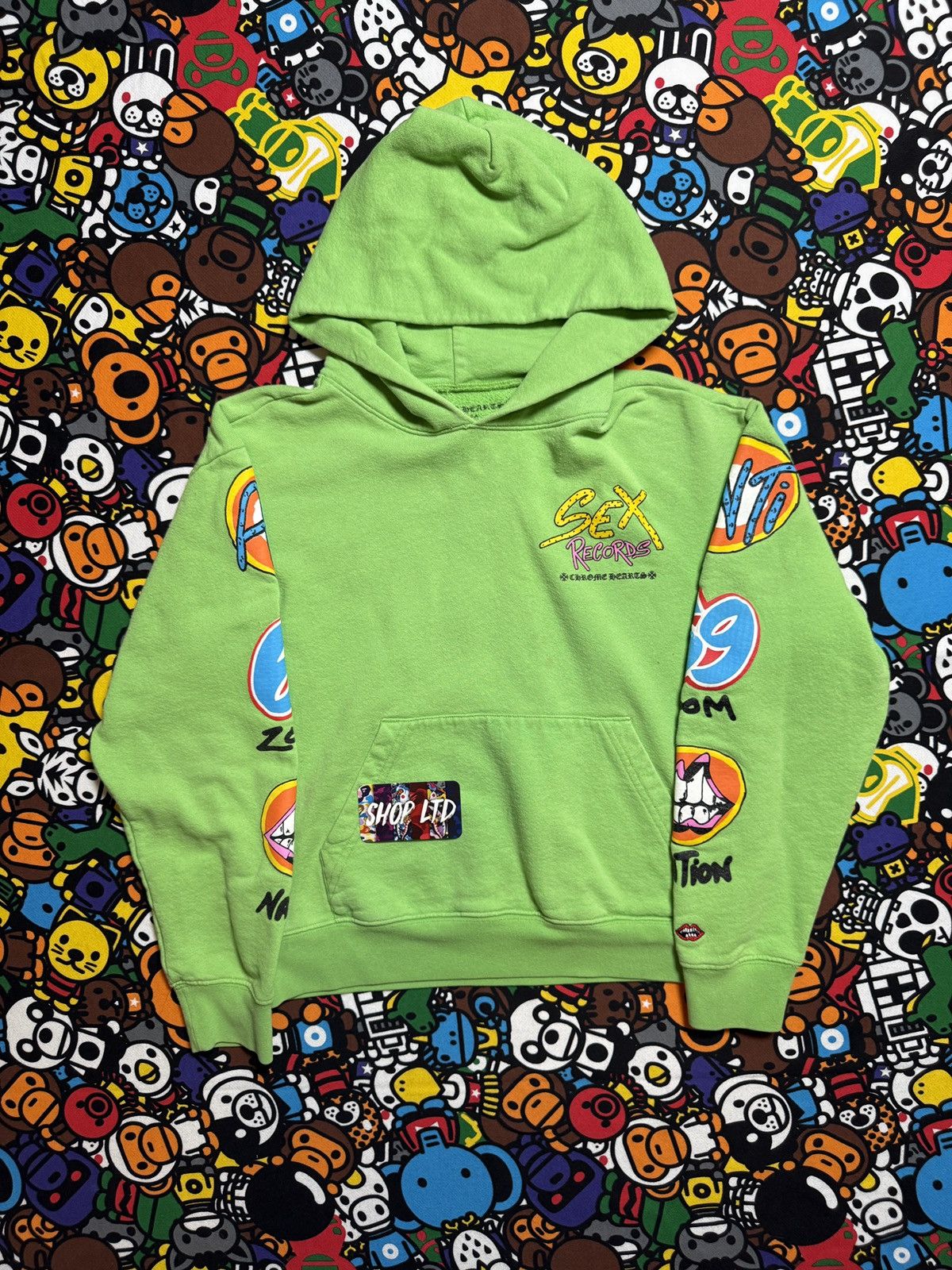 Chrome Hearts Chrome Hearts Green Matty Boy Records Pullover Hoodie Size US S / EU 44-46 / 1 - 1 Thumbnail