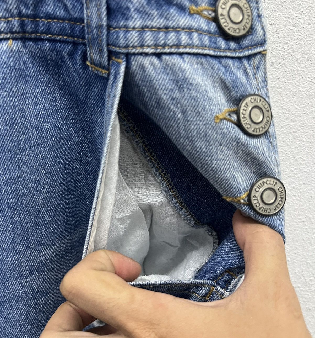 Other VINTAGE CHIP CLIP AUTHENTIC ORIGINAL JEANS OVERALLS Size US 33 - 9 Thumbnail