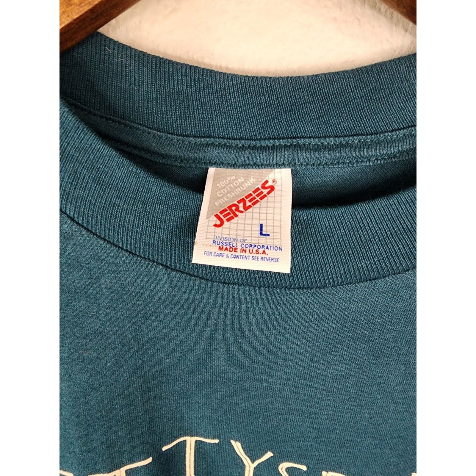 Jerzees Vintage Gettysburg Shirt Wildflower Flower Green Tee 90s L Size US L / EU 52-54 / 3 - 3 Thumbnail