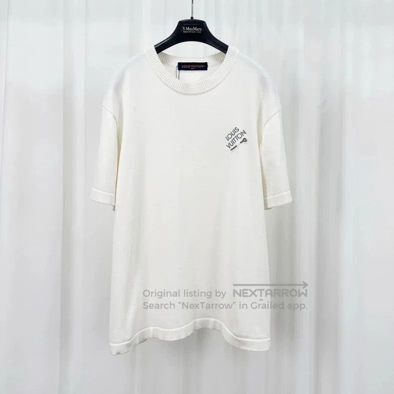 Louis Vuitton Louis Vuitton Embroidered Knit Short Sleeve. Size US L / EU 52-54 / 3 - 1 Thumbnail
