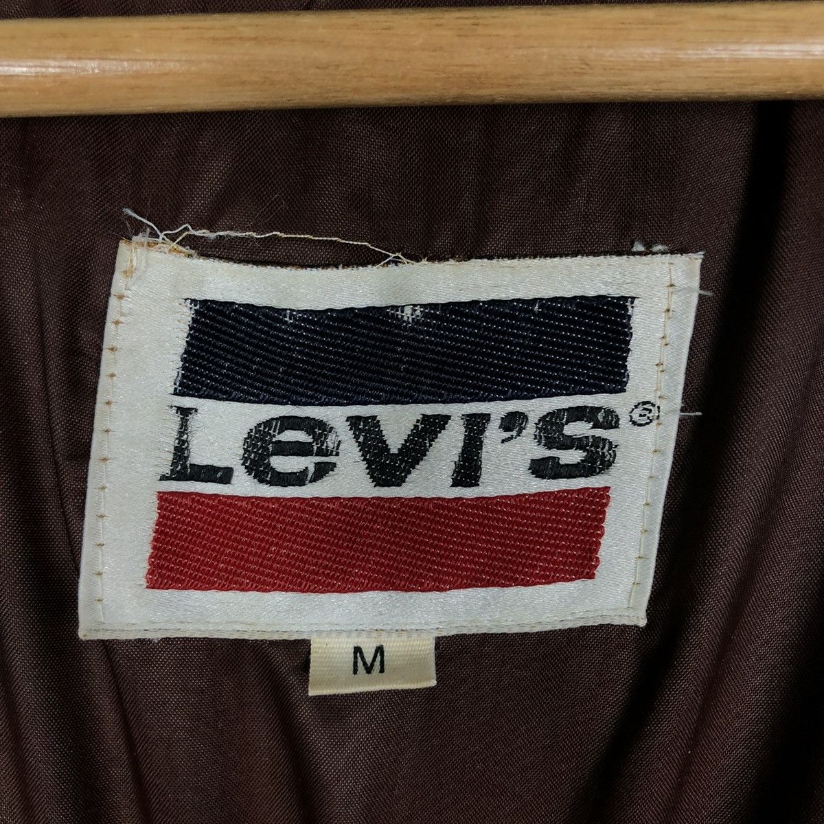 Levi's 🔥VINTAGE BIKER LEVI’S USA PUFFER DOWN JACKET MULTI COLOUR Size US M / EU 48-50 / 2 - 19 Thumbnail