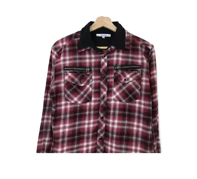 Flannel Roddole Plaid Tartan Flannel Shirt Button Up Size US M / EU 48-50 / 2 - 2 Thumbnail