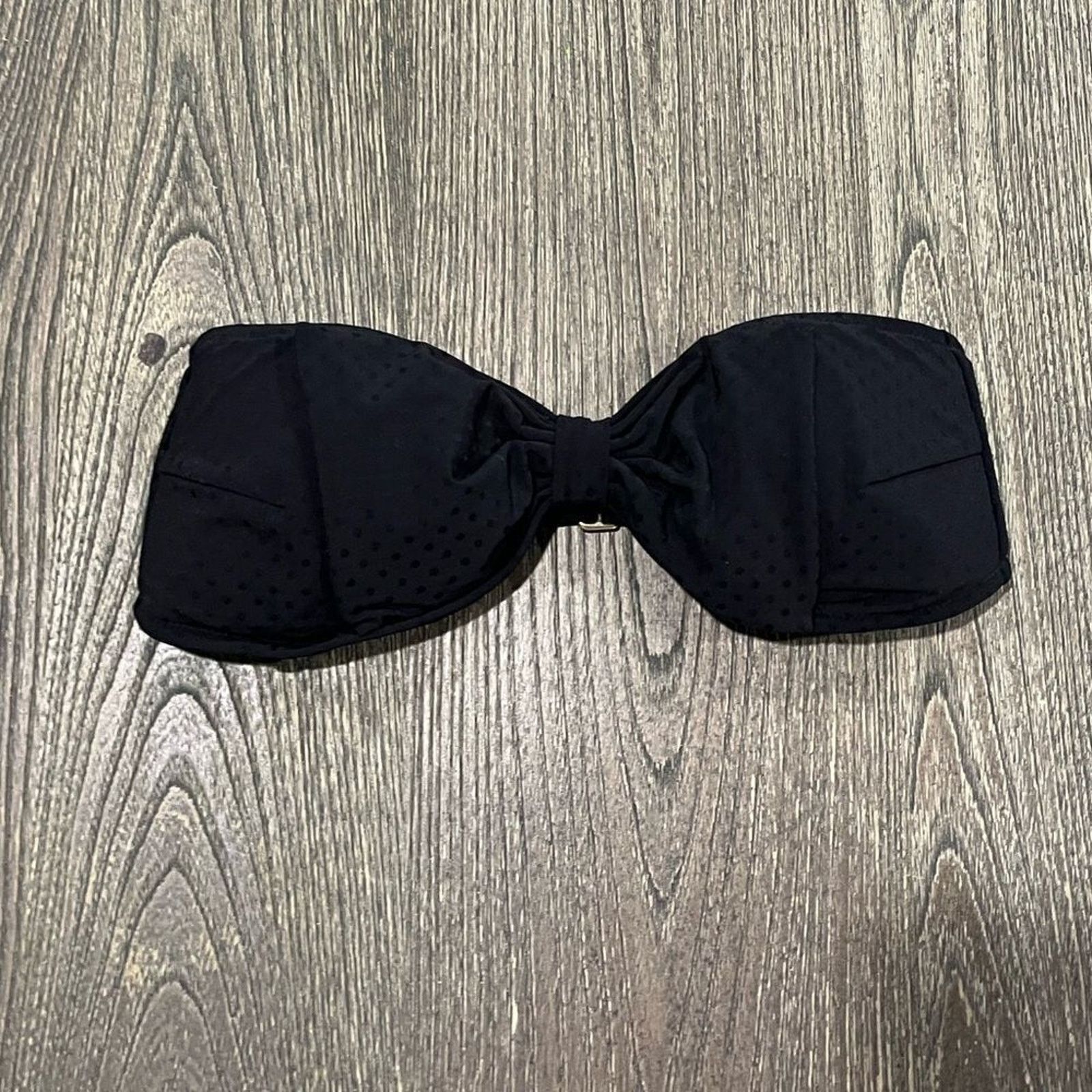 Victoria's Secret NWOT Victoria’s Secret Bow Bikini Top Strapless Dotted Siz S Size ONE SIZE - 1 Thumbnail