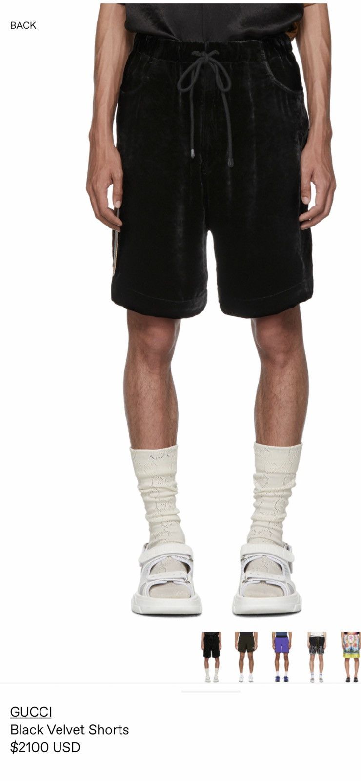 Gucci Gucci mens shorts. 30/M. $2100 Size US 30 / EU 46 - 2 Thumbnail