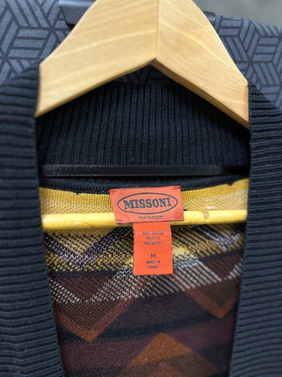 Missoni × Vintage Vintage Missoni Zigzag Open Cardigan Sweater Size US M / EU 48-50 / 2 - 8 Thumbnail