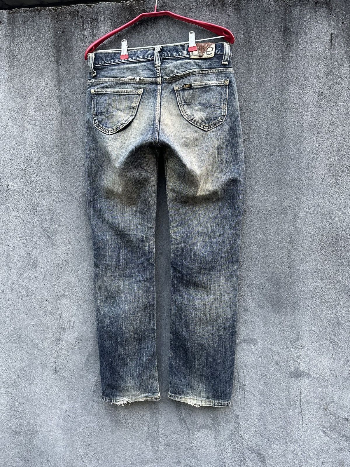 Lee 👹Vintage Lee Riders Washed Straight Cut Jeans Size US 27 - 2 Thumbnail