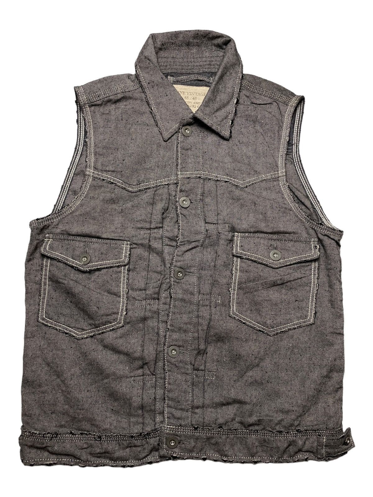 If Six Was Nine 2000s G.O.A - Western Sleeveless Vest Size US M / EU 48-50 / 2 - 4 Thumbnail