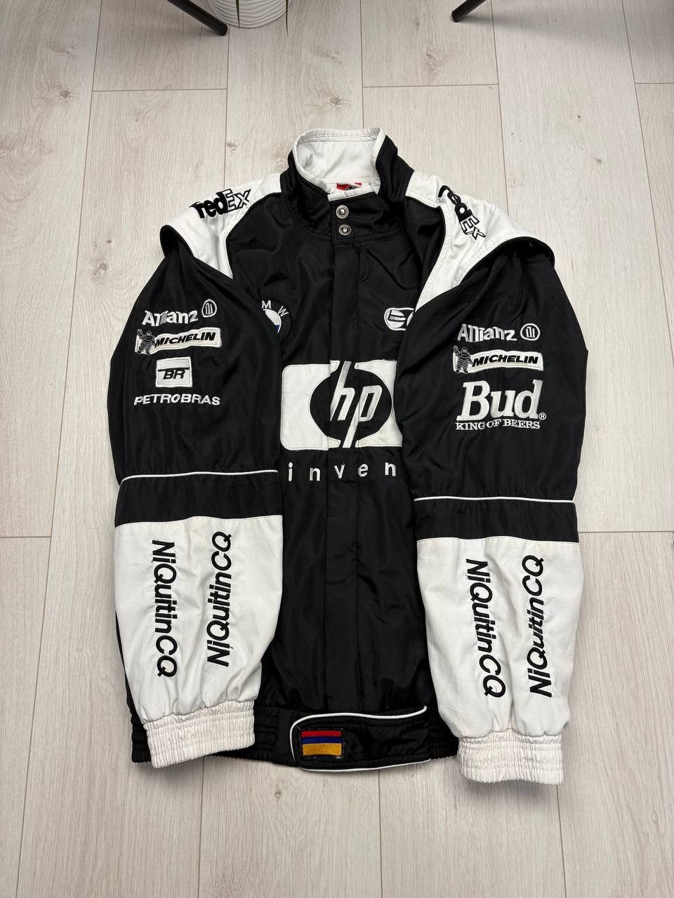 BMW VINTAGE 00s BMW JACKET FORMULA UNO 1 PATCHES LOGO Size US XL / EU 56 / 4 - 9 Thumbnail