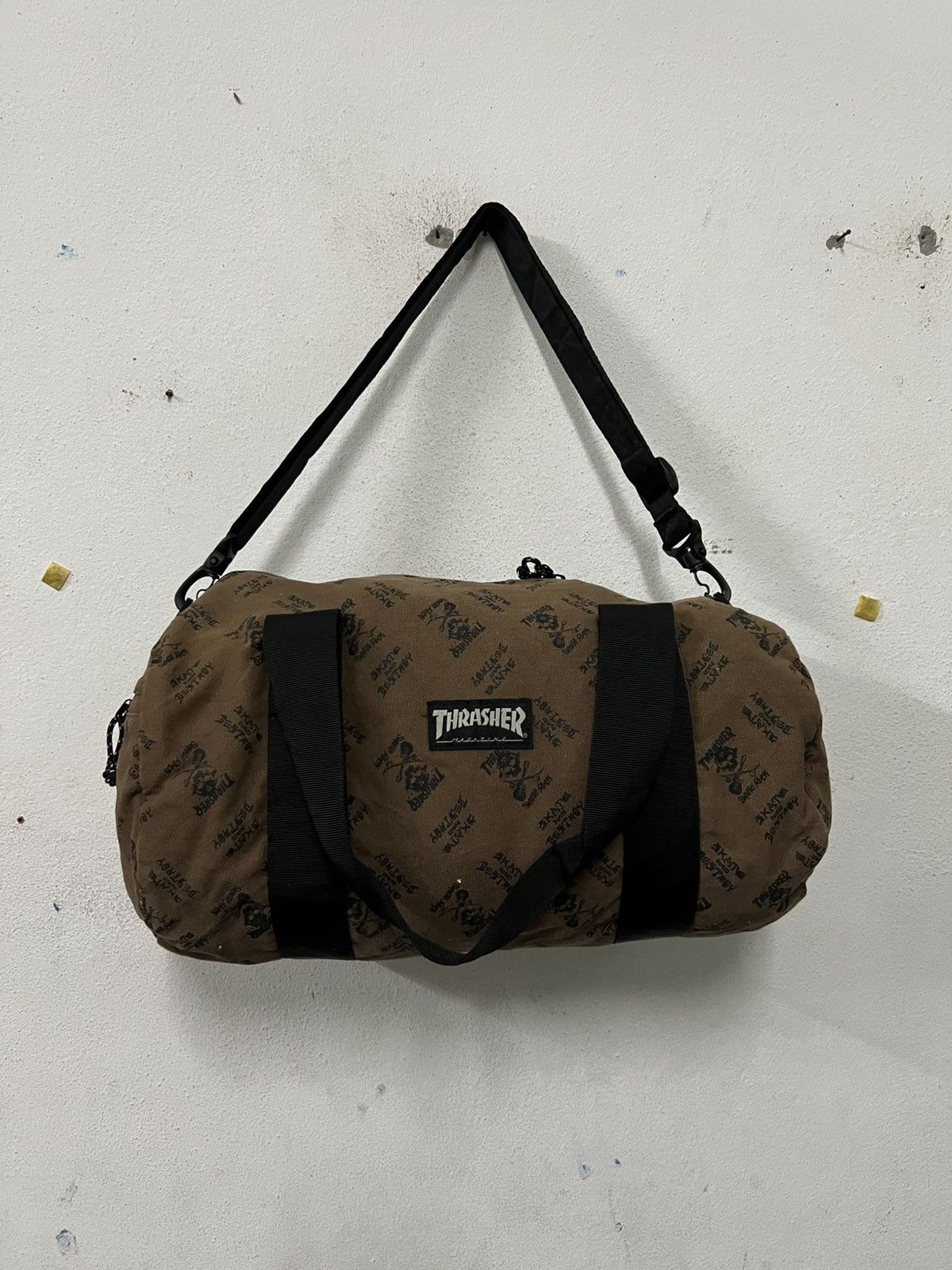 Sex Skateboards × Thrasher Rare Thrasher Full Print Duffle Bag Size ONE SIZE - 6 Thumbnail