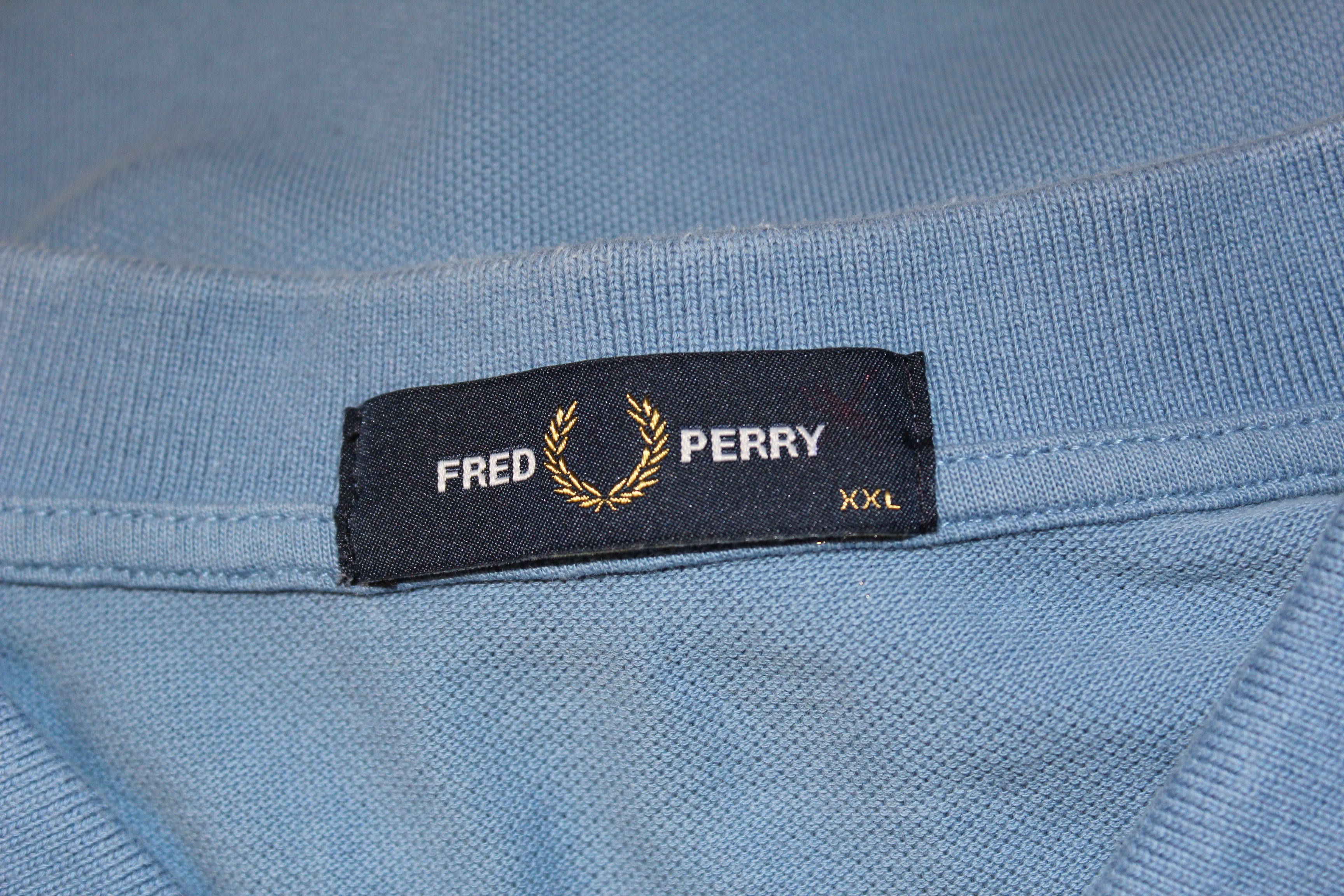 Fred Perry Fred Perry Short Sleeve Blue Polo Shirt Size US XXL / EU 58 / 5 - 6 Thumbnail