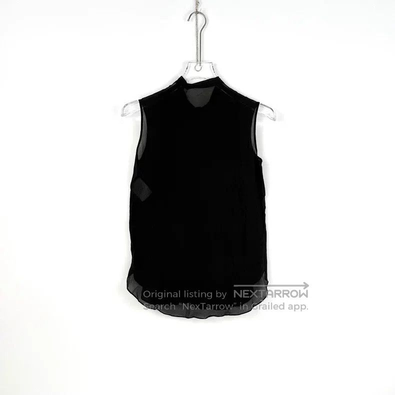 Dior Dior Black bee logo streamer mulberry silk sleeveless shir Size XS / US 0-2 / IT 36-38 - 4 Thumbnail