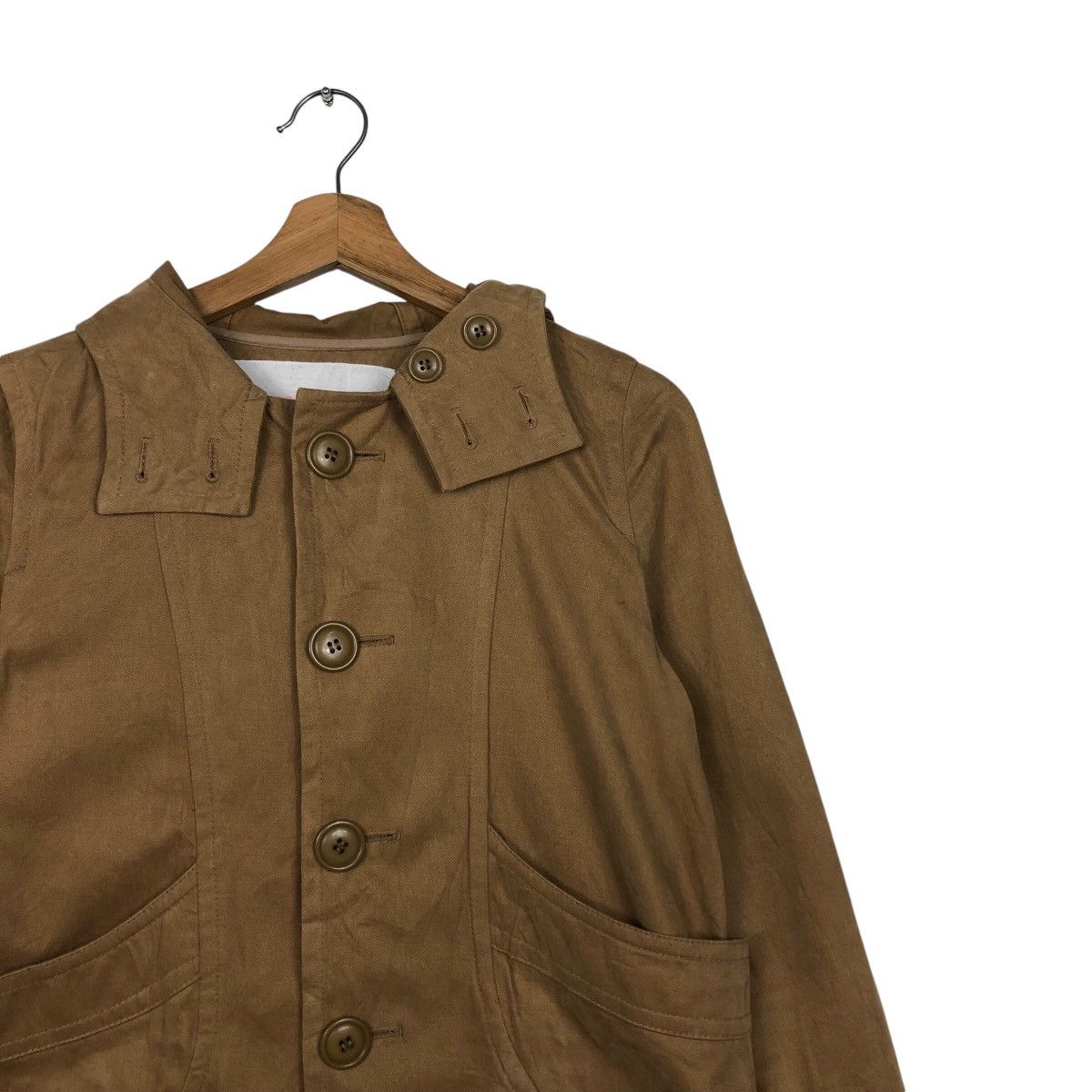 Issey Miyake 📌Vintage Cropped Biker Jacket Sunaokuwahara Duck Canvas Size US M / EU 48-50 / 2 - 7 Thumbnail