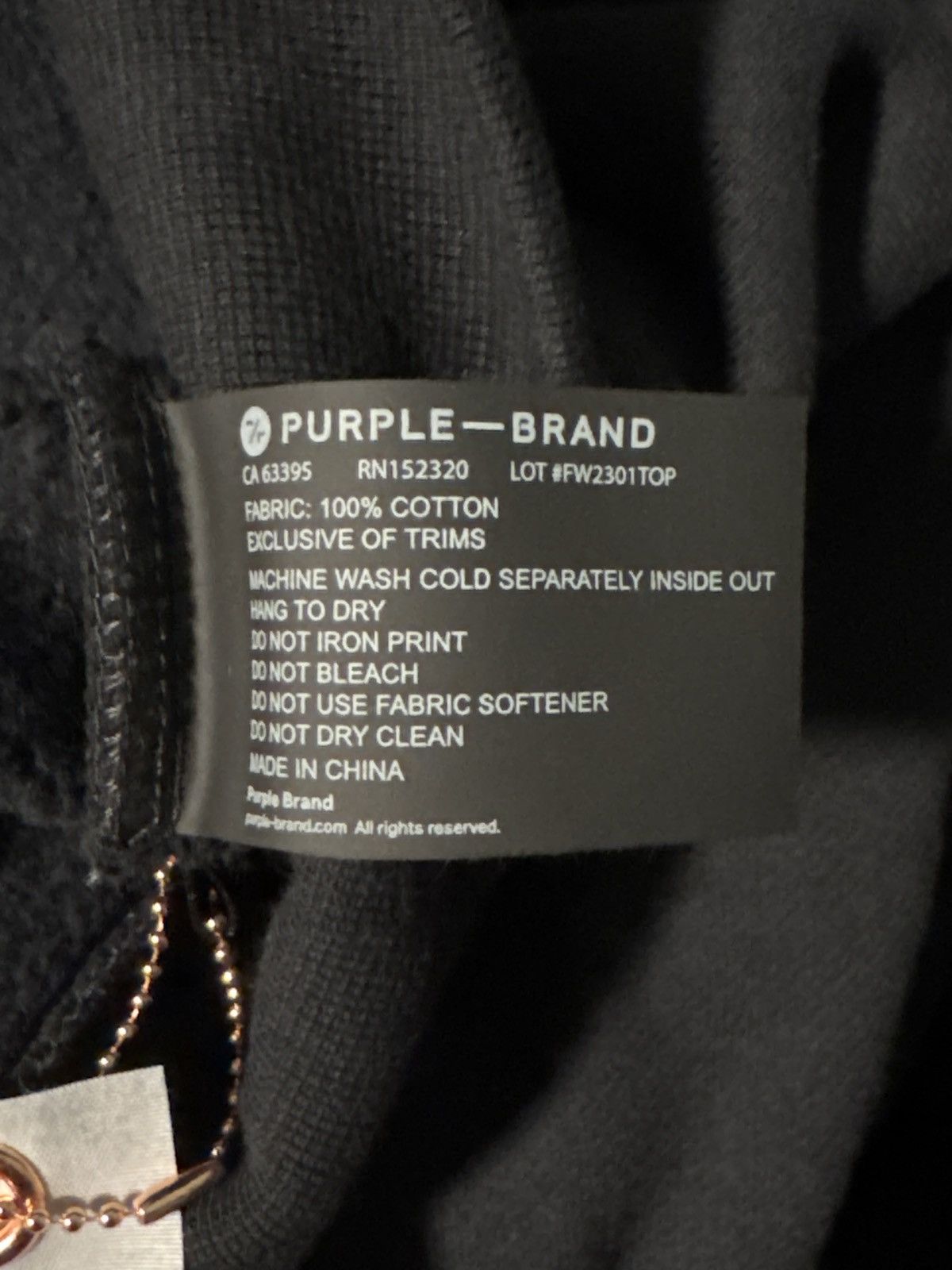 Purple Brand New Purple Brand Crewneck Sweatshirt Embroidered Lettering M Size US M / EU 48-50 / 2 - 7 Thumbnail