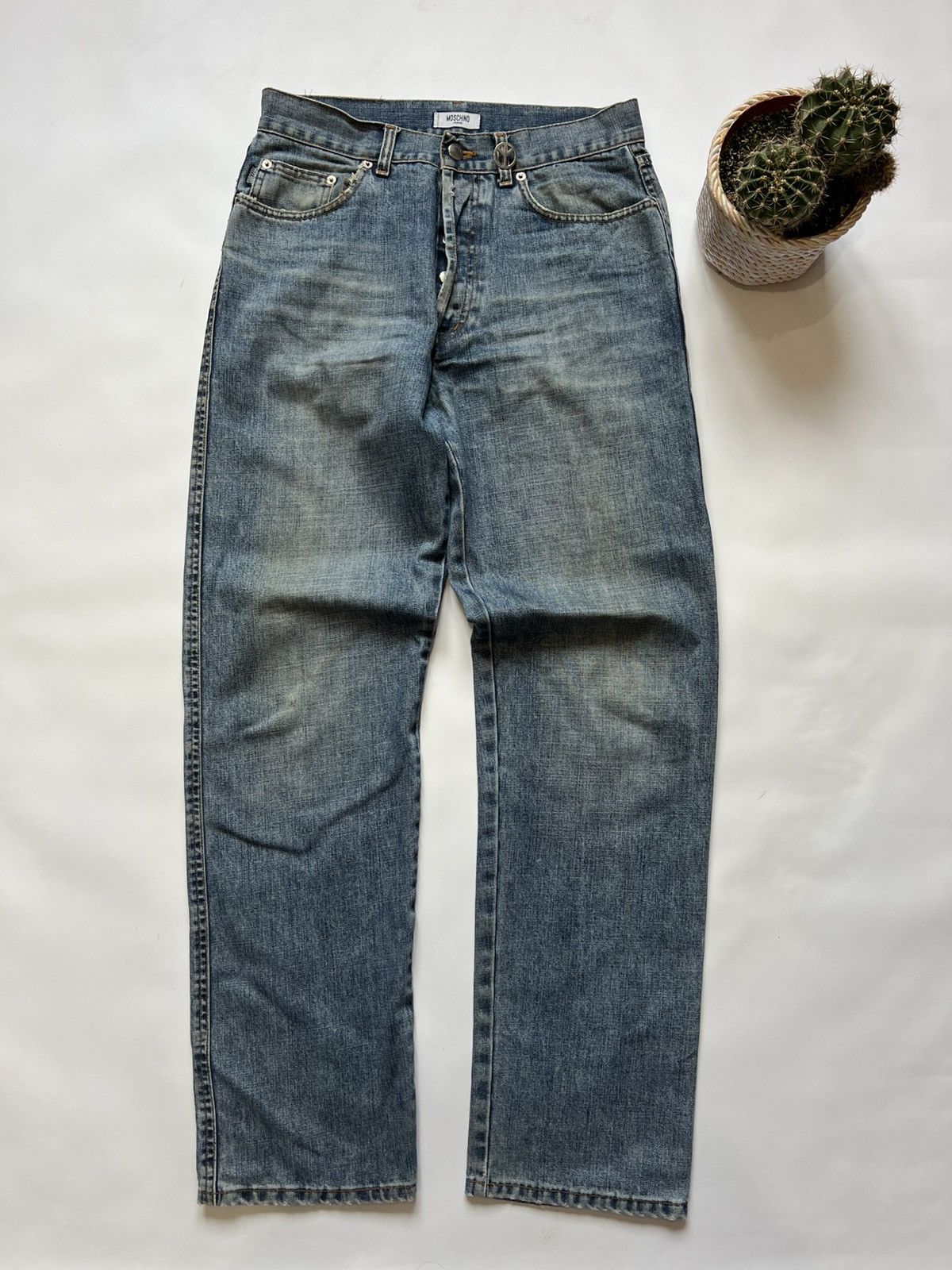 Moschino Moschino Blue Denim Pants Jeans Rare Streewear Size US 30 / EU 46 - 2 Thumbnail
