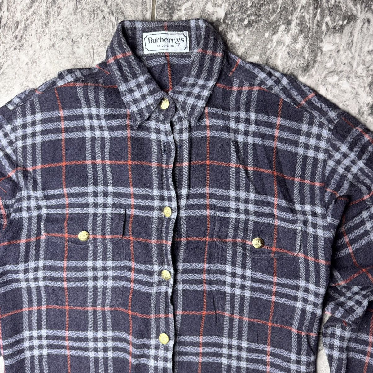 Burberry × Vintage Burberrys Shirt Nova Check Full Print Size US M / EU 48-50 / 2 - 2 Thumbnail