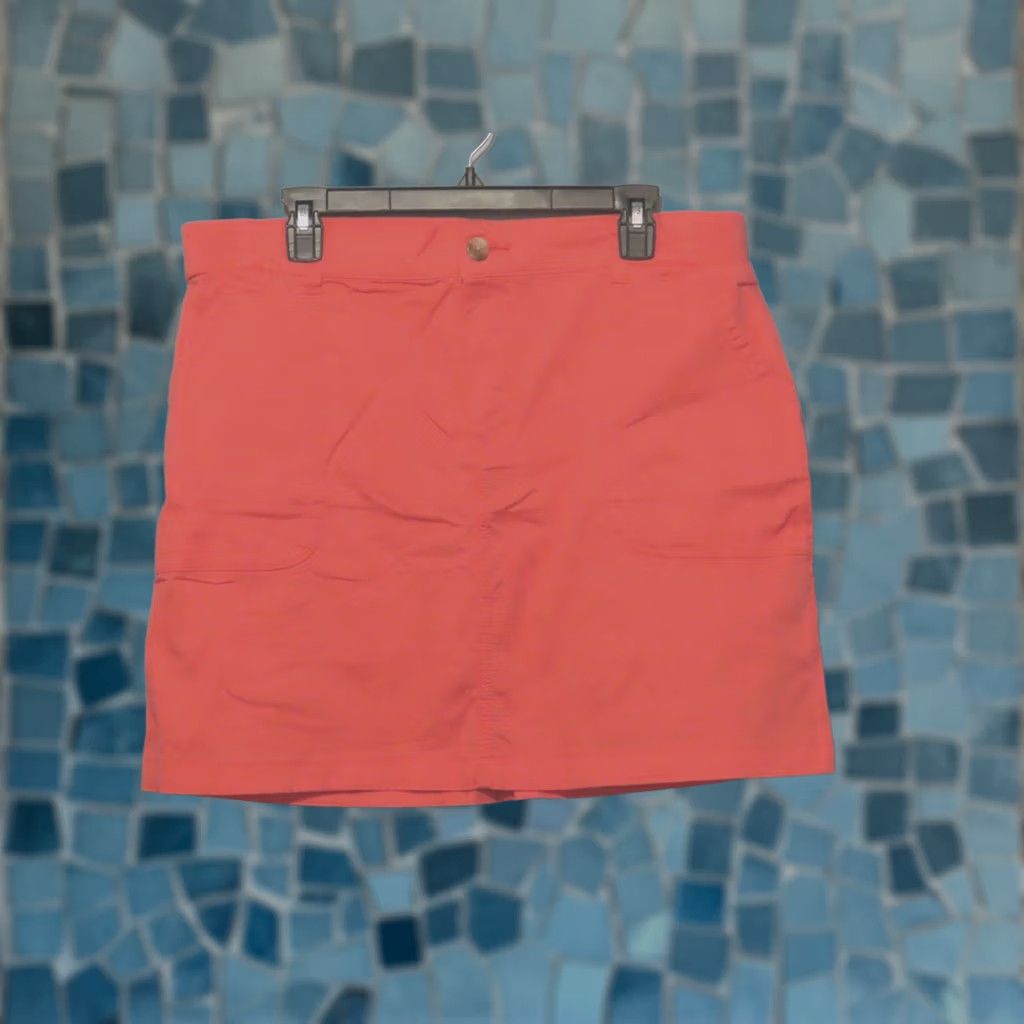 Lee Lee Skort Regular Fit Mid-Rise 16M Pink 4 Pocket Women’s Cotton Spandex Breathable Easy Care Athletic Beach Travel Casual Workwear Size ONE SIZE - 1 Thumbnail