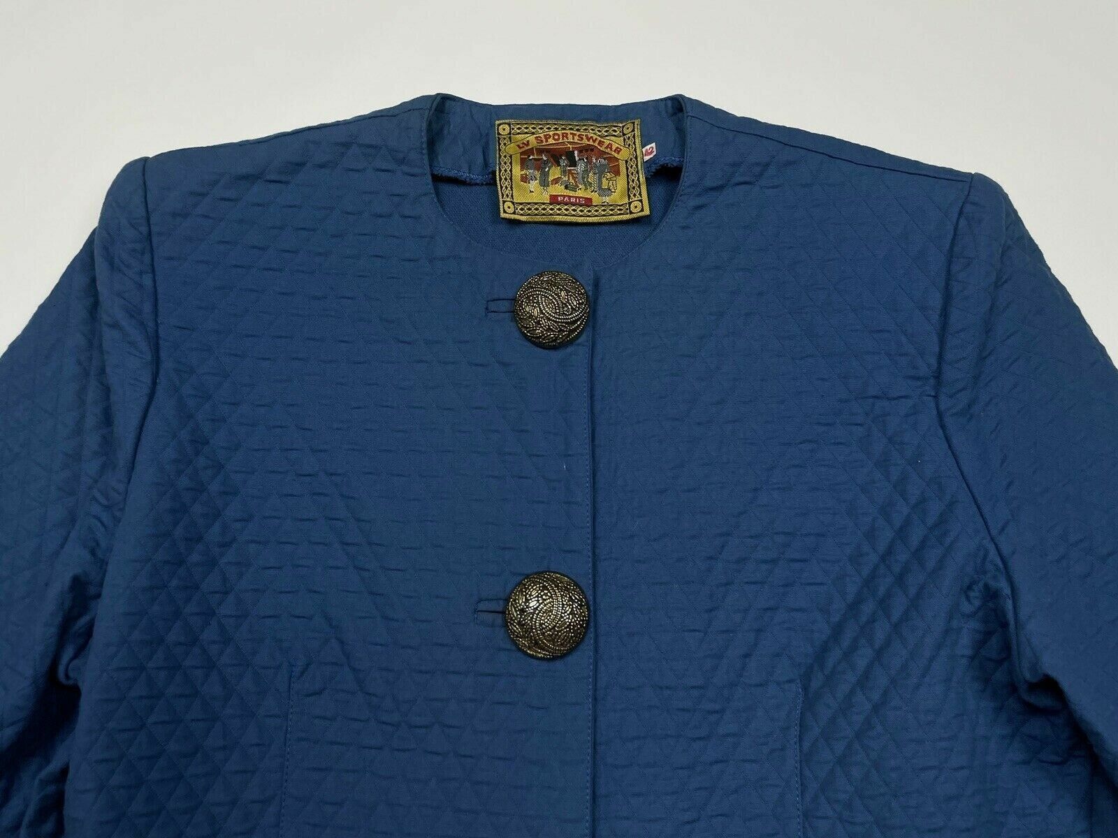 Louis Vuitton DDP LV Sportswear Vintage Louis Vuitton 80s Blazer Jacket Size M / US 6-8 / IT 42-44 - 11 Thumbnail