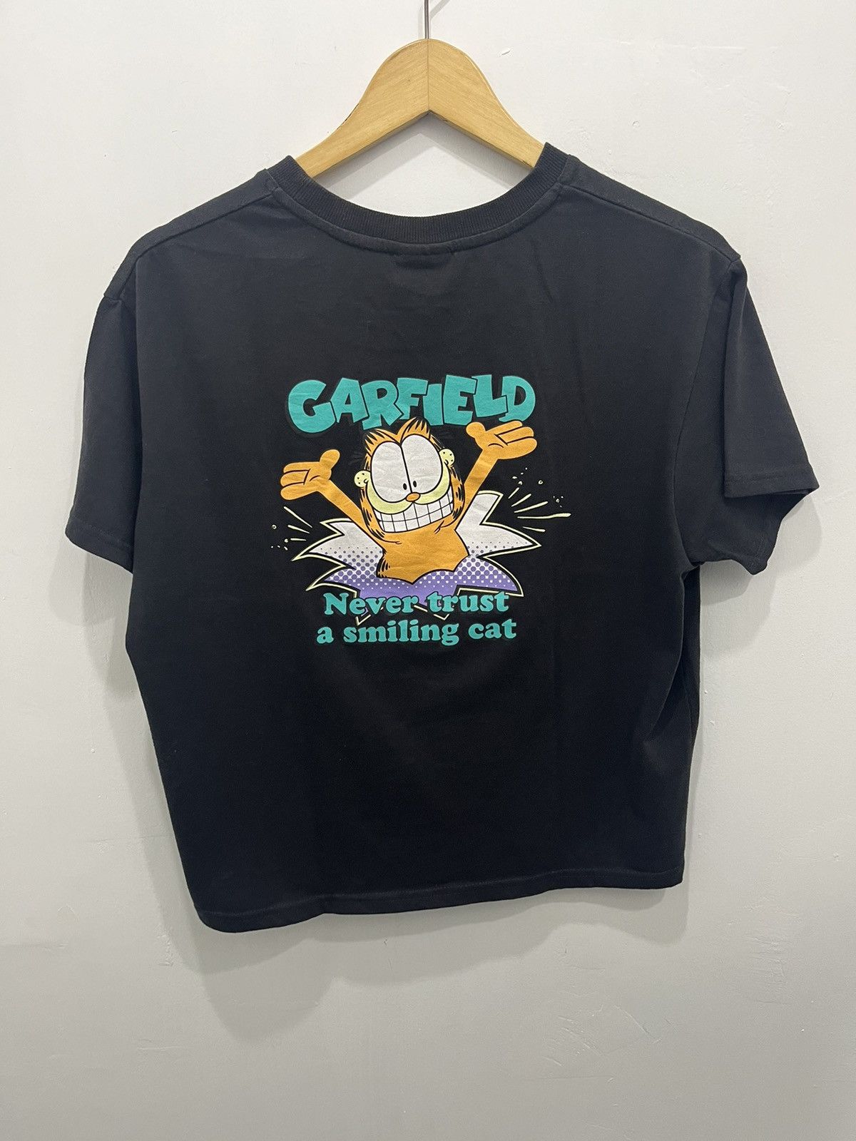 Anime Y2K Garfield Boxy Short Sleeve Cartoon Movie Tees Size US M / EU 48-50 / 2 - 7 Thumbnail
