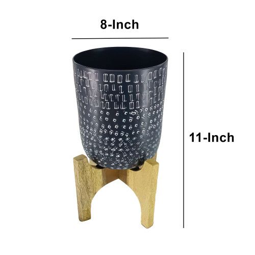 Designer × Homemade Alex 8 Inch Artisanal Industrial Round Hammered Metal Plante Size US L / EU 52-54 / 3 - 2 Thumbnail