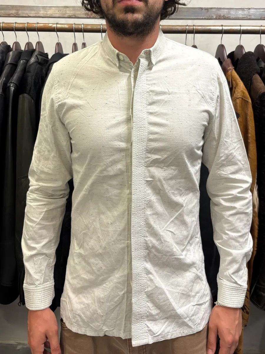 Kris Van Assche × Vintage Kris Van Assche Minimalist Pure Grained Shirt Size US M / EU 48-50 / 2 - 2 Thumbnail