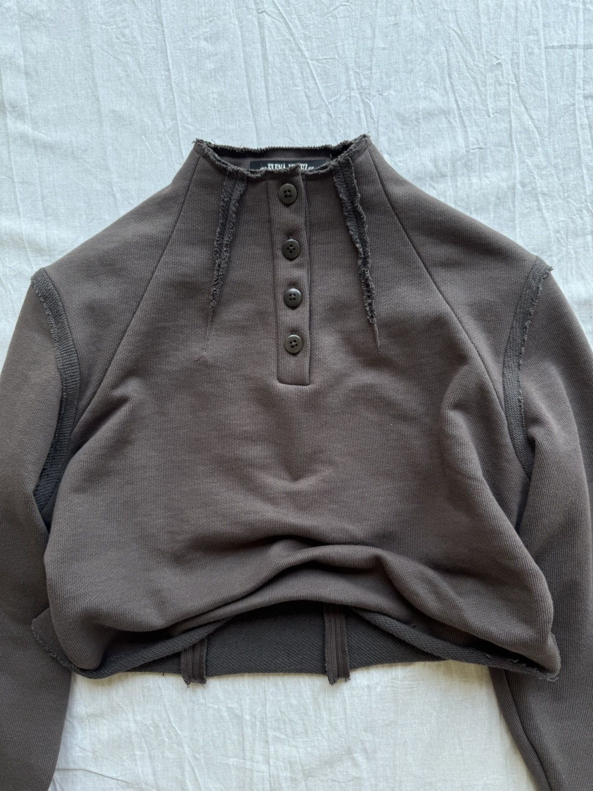 Elena Velez Elena Velez Amish cropped sweatshirt Size XS / US 0-2 / IT 36-38 - 2 Thumbnail
