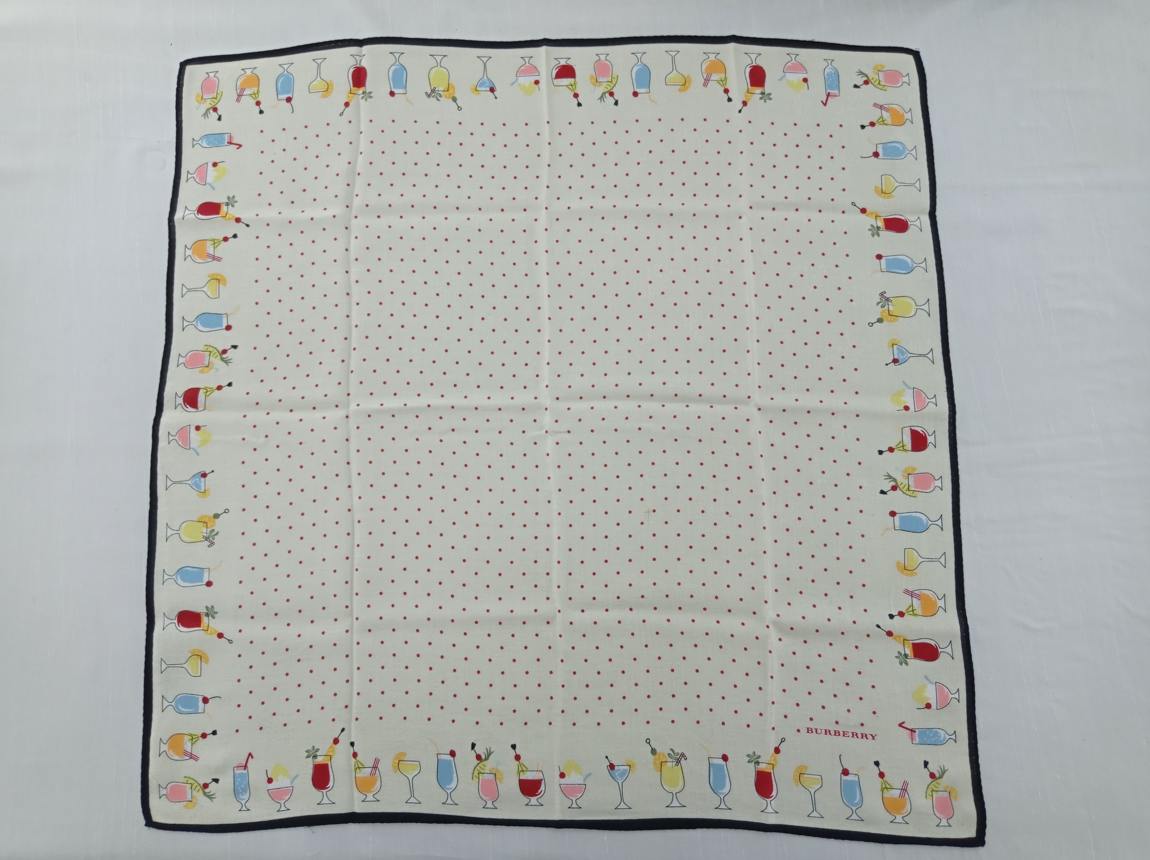 Burberry × Vintage Burberry Handkerchief / Neckwear / Bandana Size ONE SIZE - 3 Thumbnail