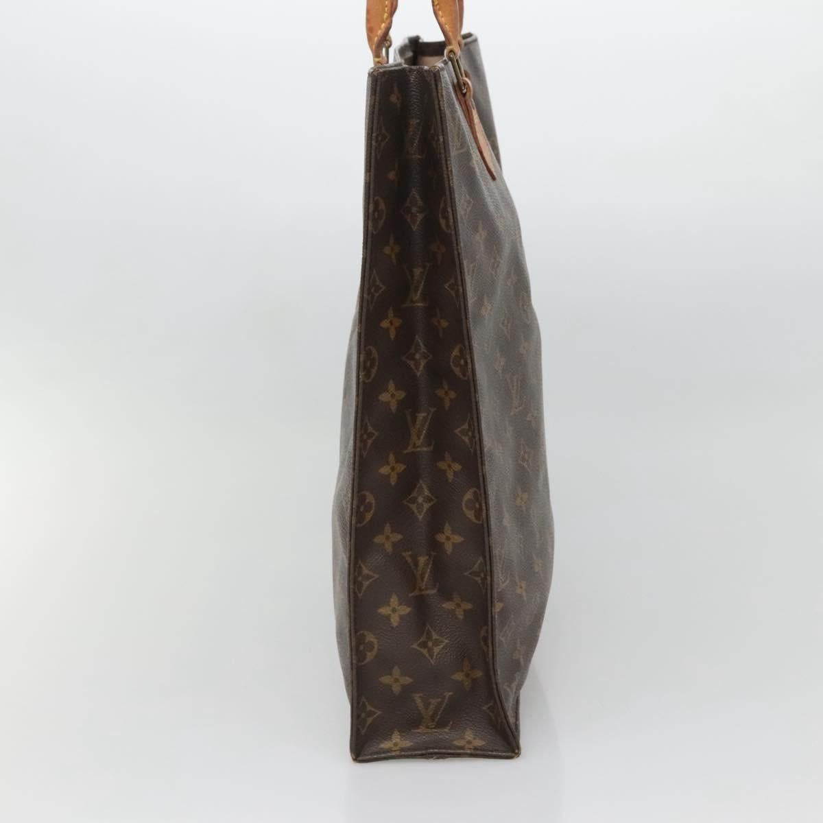 Louis Vuitton LOUIS VUITTON Monogram Sac Plat Hand Bag M51140 Size ONE SIZE - 4 Thumbnail