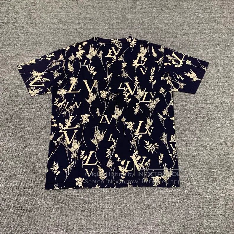 Louis Vuitton Louis Vuitton Dark blue wheat-ear short sleeve Size US L / EU 52-54 / 3 - 2 Thumbnail