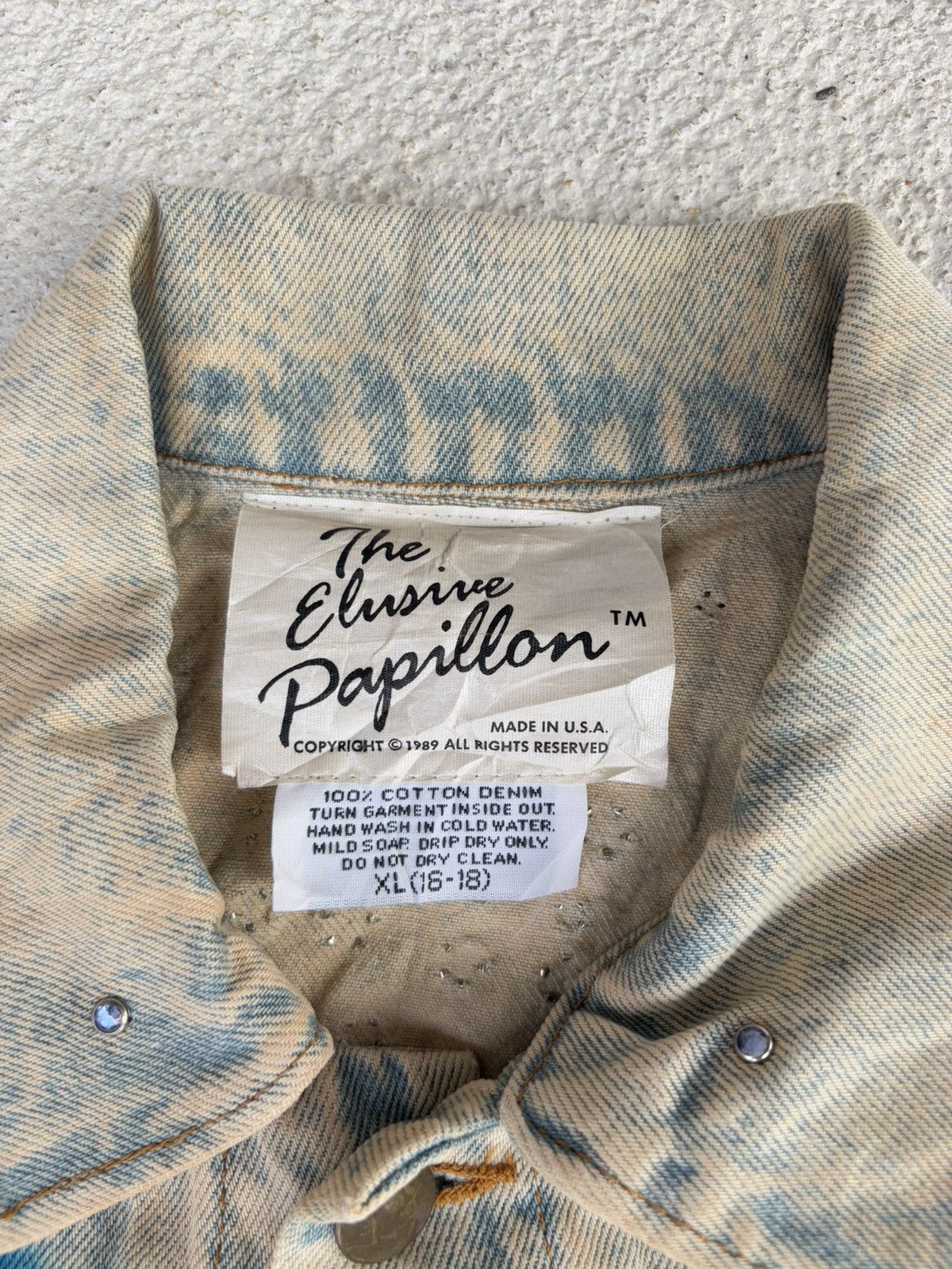 Vintage Tony Alamo Denim Jacket Vintage 80s Indy 500 Racing Size US XL / EU 56 / 4 - 5 Thumbnail