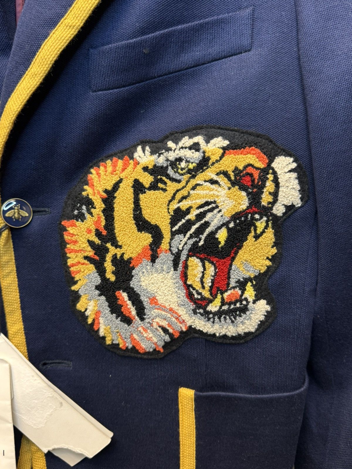 Gucci Gucci Bengal Appliqué Blazer SZ 46 (US 36) NWT Size 36R - 3 Thumbnail