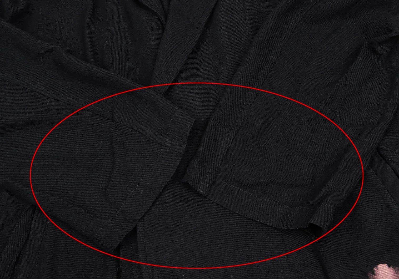 Comme des Garcons Homme Plus Long Jacket in Black and Pink, Size M Size US M / EU 48-50 / 2 - 9 Thumbnail