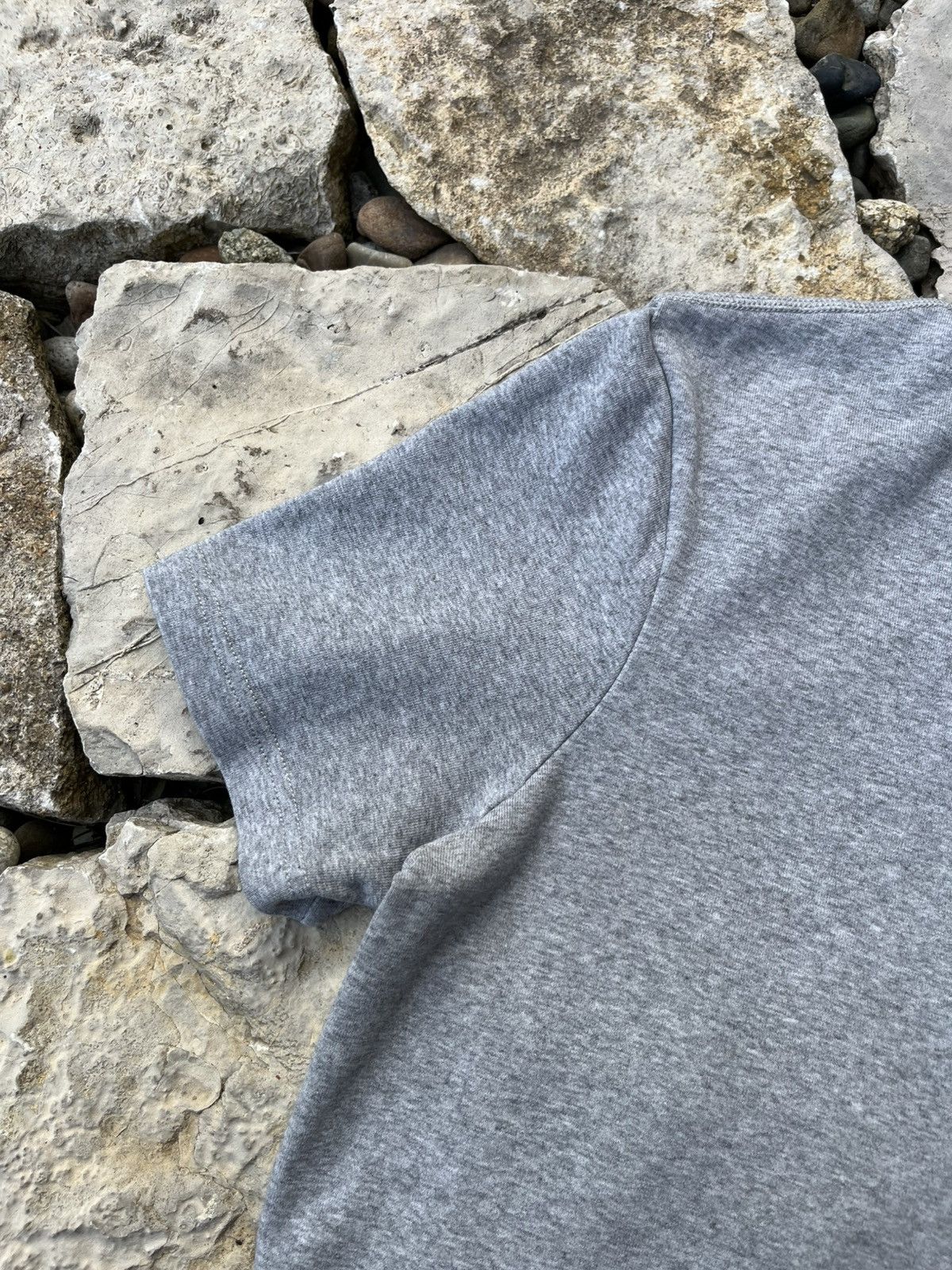 Designer × Tom Ford Tom Ford basic grey stretchy t-shirt tee crewneck slim fit Size US L / EU 52-54 / 3 - 9 Thumbnail