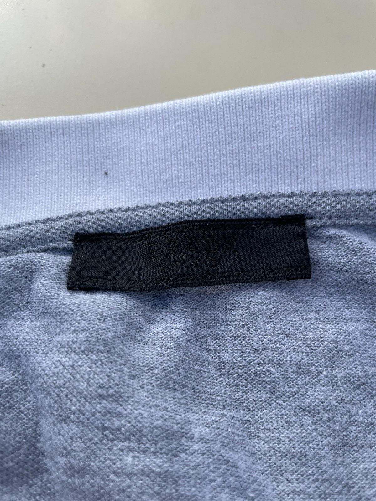 Prada Prada Milano Red Tab Logo Polo Shirt Size US XXL / EU 58 / 5 - 15 Thumbnail